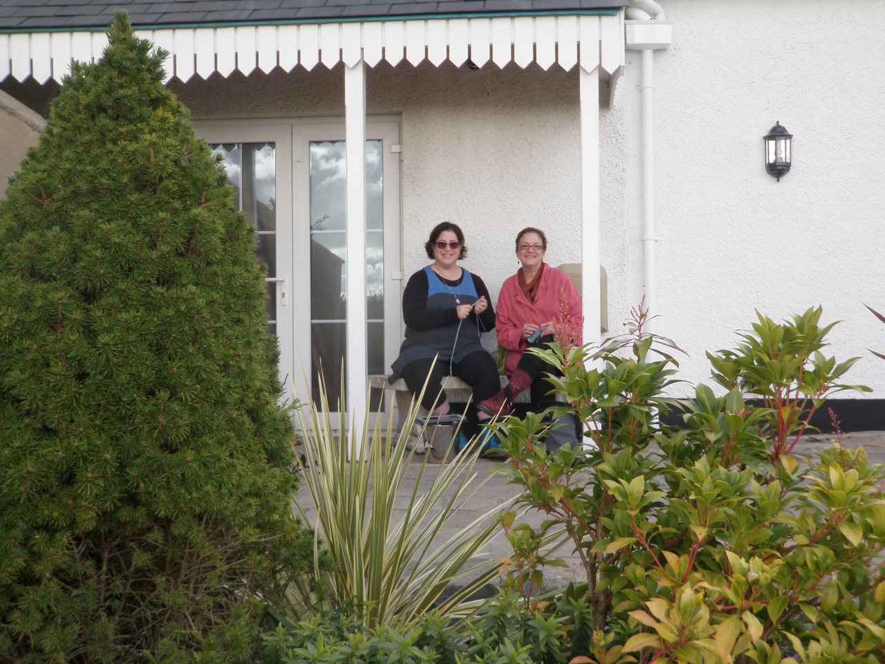 Amy and Brenda at the P3 retreat in Wales, October 2012. More proof that you never know who you're going to meet or how they will inspire you in your own creative journey.