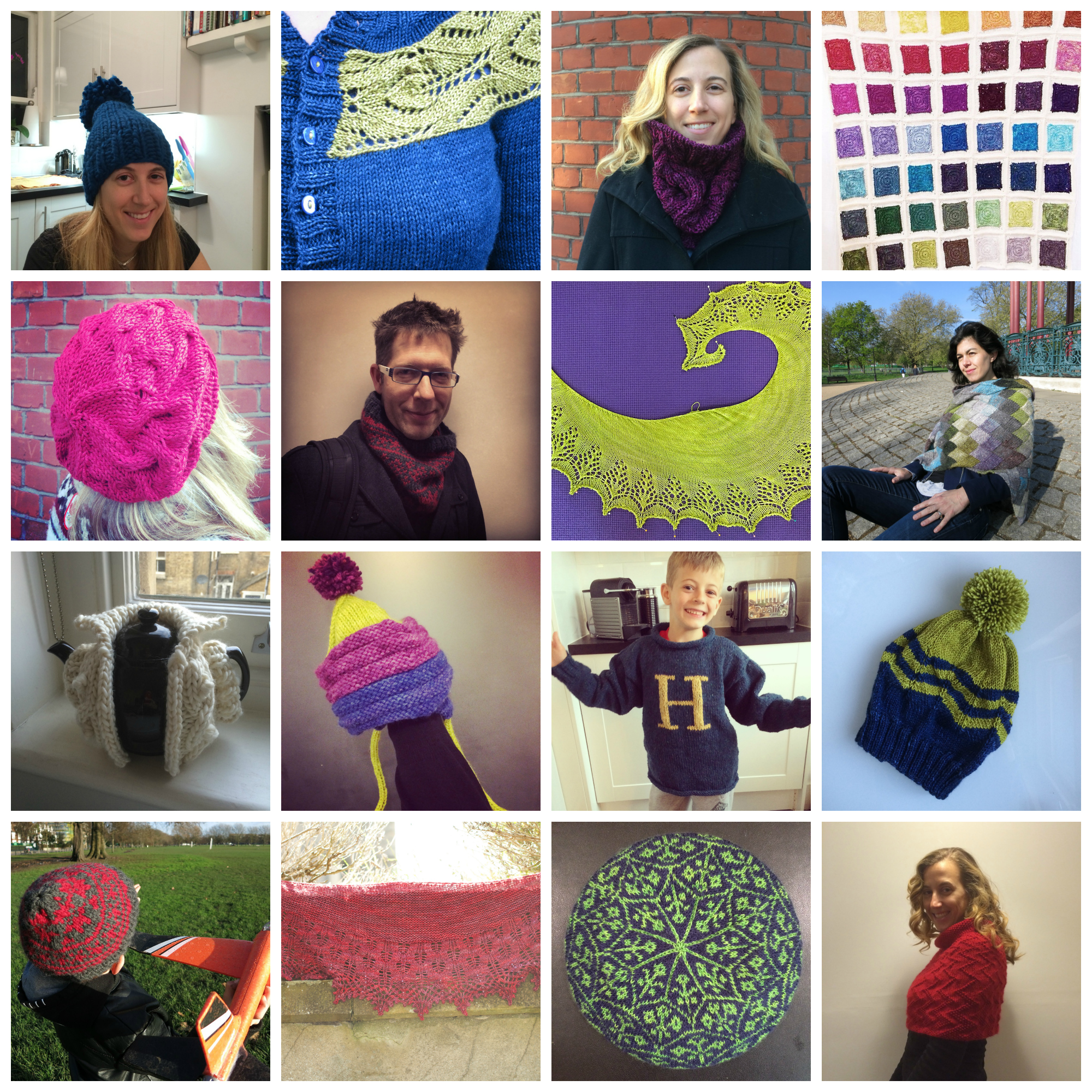 My 2014 finishes, all of which can be found in my projects on Ravelry