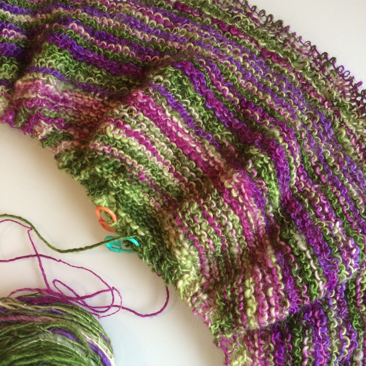 These colours remind me of those large, ornamental cabbages