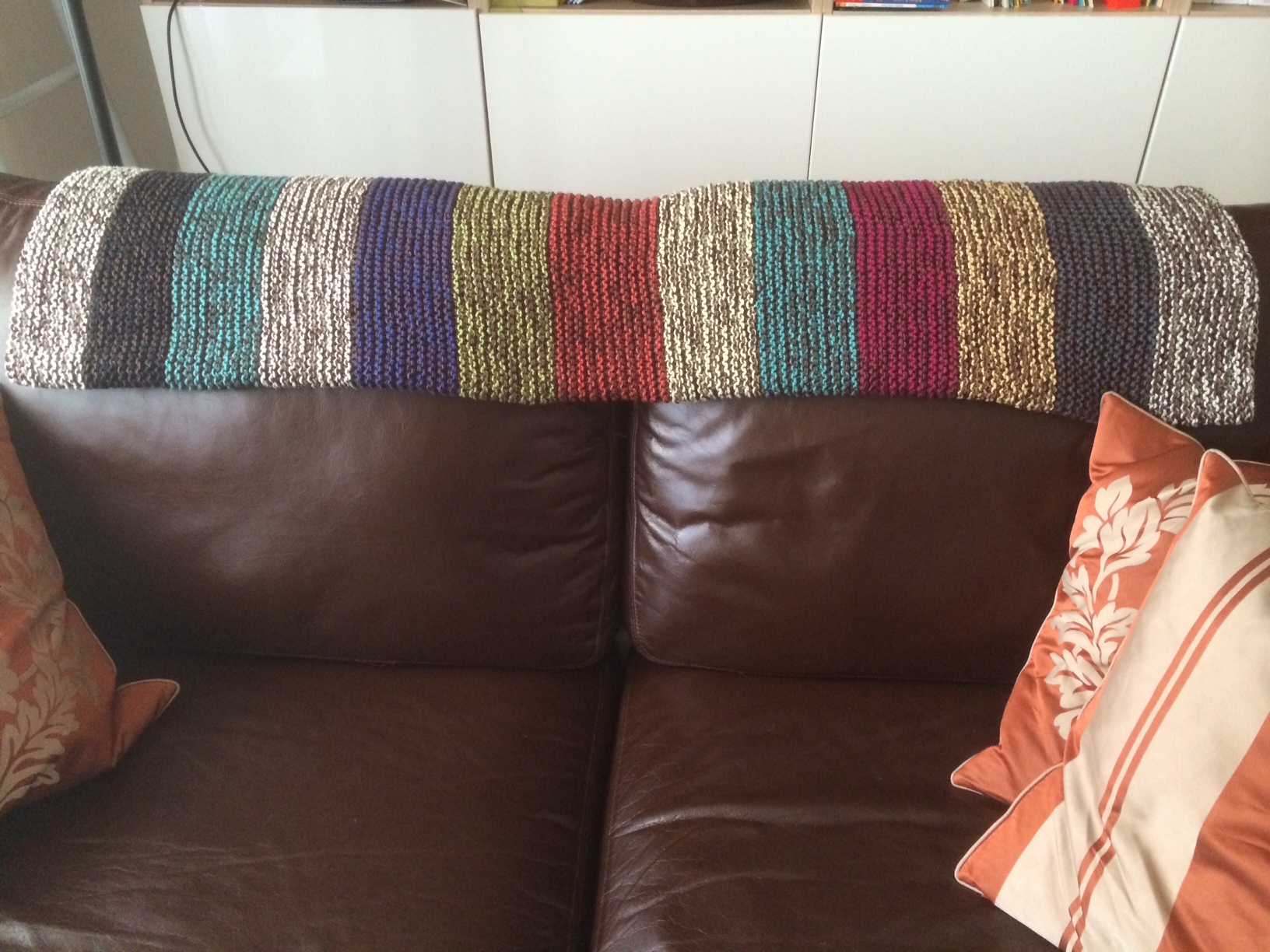 Not the prettiest photo but a clearer shot of all of the colours laid out in sequence.