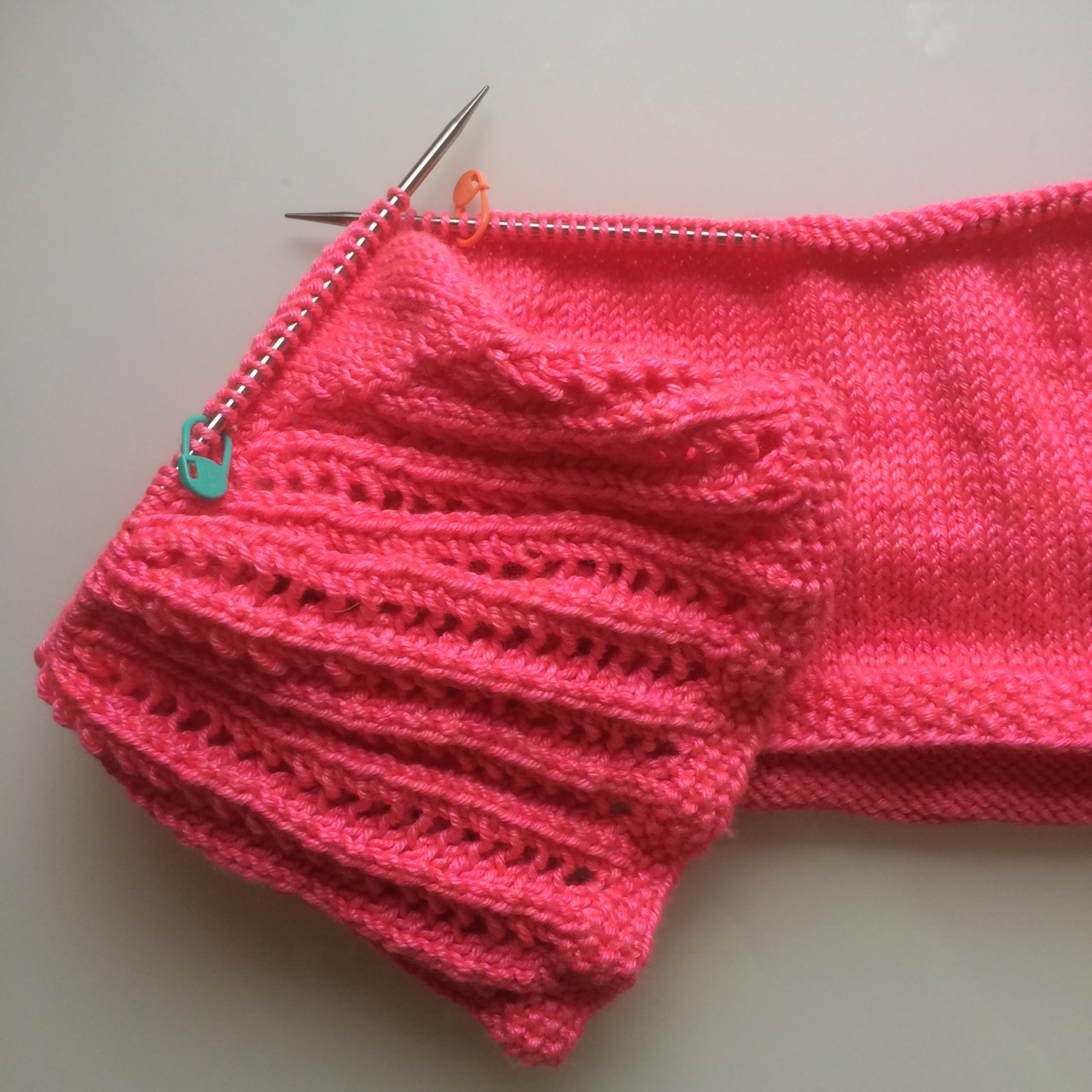 Sneaking in some summer knitting time
