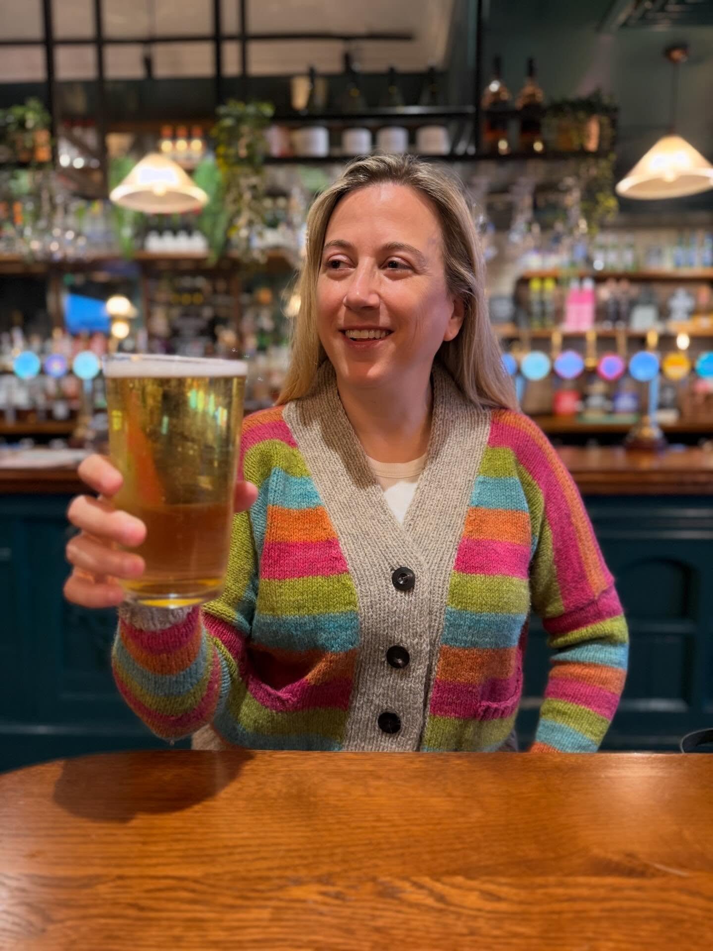 Happiness is a striped sweater&hellip; and even more so when it&rsquo;s knit by your BKFF!

The start to the new year was A LOT. Loss, illness, school and work left little time for anything else. And I&rsquo;m not gonna lie, I didn&rsquo;t mind the b