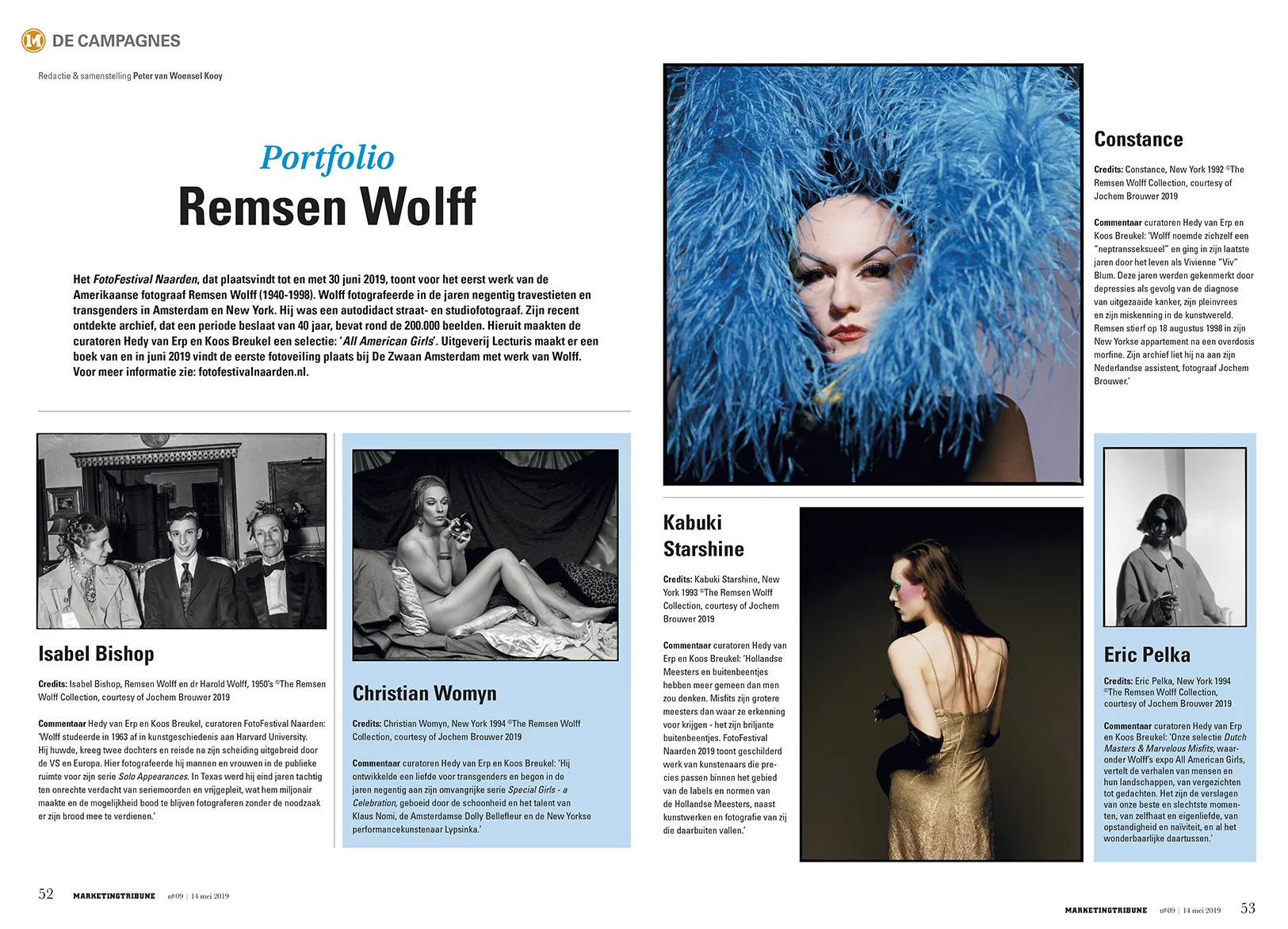 Marketing Tribune (print only) portfolio Remsen Wolff 14 mei 2019 (Netherlands)