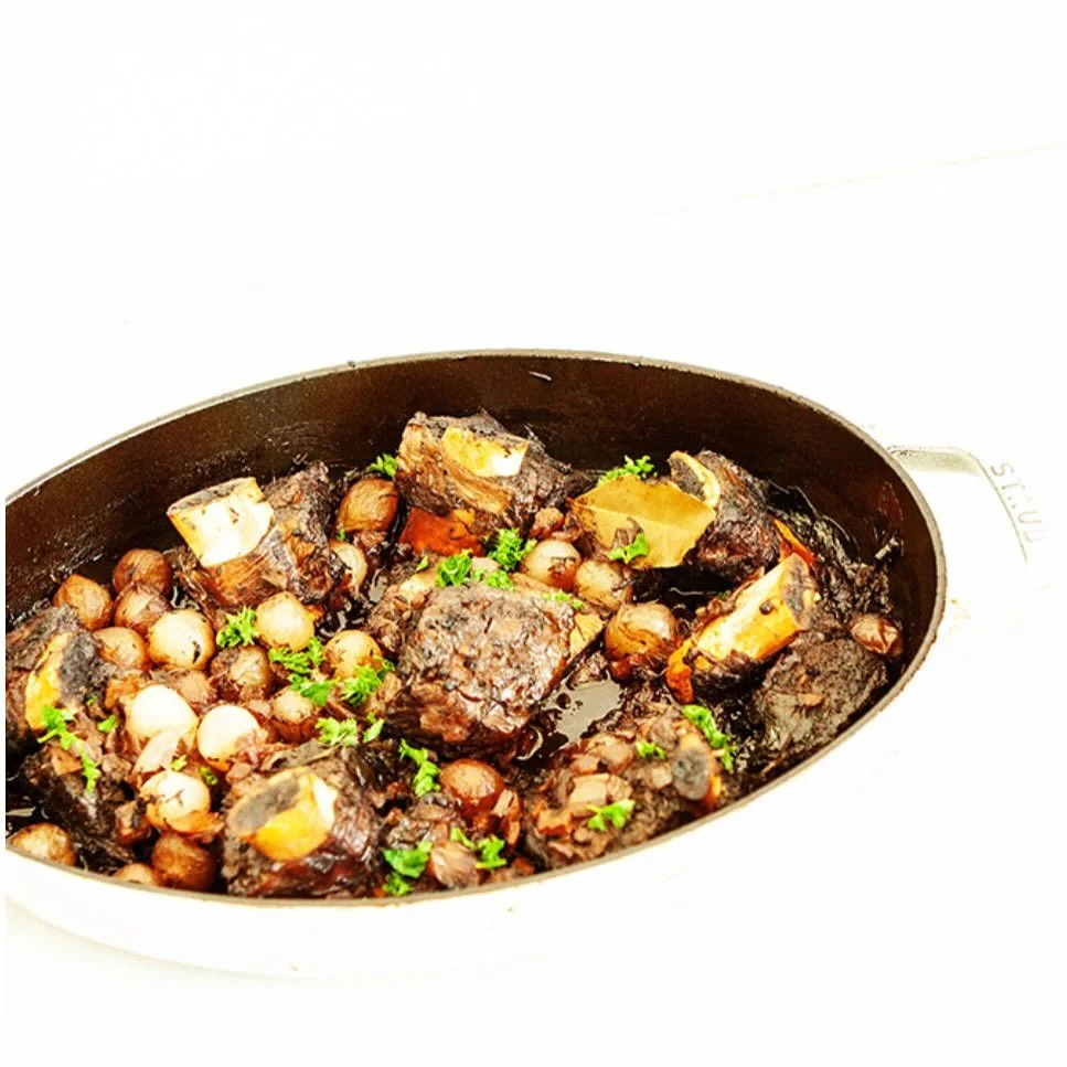 BEAUTIFUL FOOD BY DESIGN | Memories of Sunday Suppers at Lucques bring a favorite recipe from the beloved restaurant, Lucques Braised Short Ribs&ndash;another Little Jewel from the Collection.

TAP BIO FOR LINK
https://bijouxs.com/lucques-braised-sho
