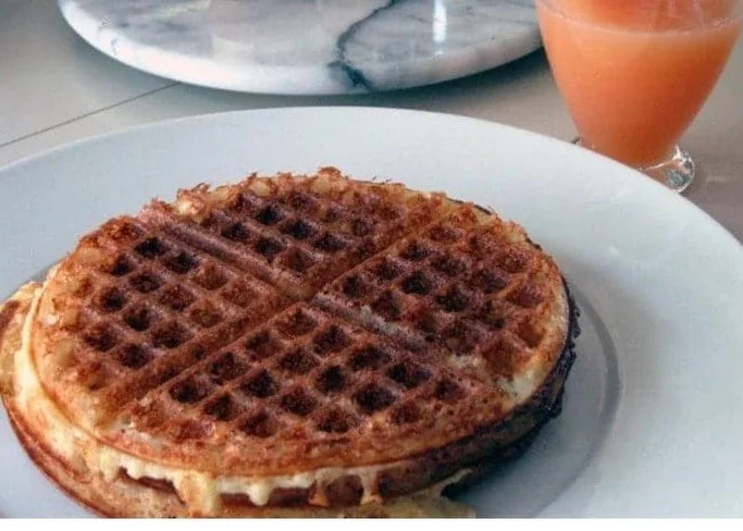 BEAUTIFUL FOOD BY DESIGN | It&rsquo;s Sunday breakfast with my son &ndash; a time to enjoy our family favorite Raised Waffles. A while back, I went on a waffle tangent, buying every waffle maker in production (almost) and trying hundred of waffle rec