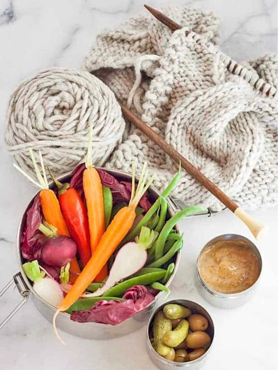 BEAUTIFUL FOOD BY DESIGN | Eat your veggies! Almond-Sesame Dip is one recipe to help meet the challenge. A simple Bijouxs Basics that is first a savory dip for raw veggies that travels well for lunches, then easily transforms into salad dressing and 