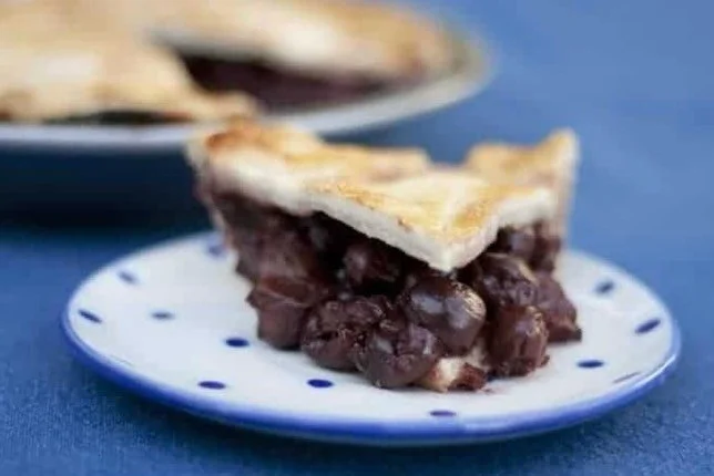 BEAUTIFUL FOOD BY DESIGN | Mary&rsquo;s Cherry Pie because February is National Cherry Month, so a salute to this glorious fruit seems in order. 

Frozen tart pie cherries are available online, perhaps an order shared between two friends? Sweet froze