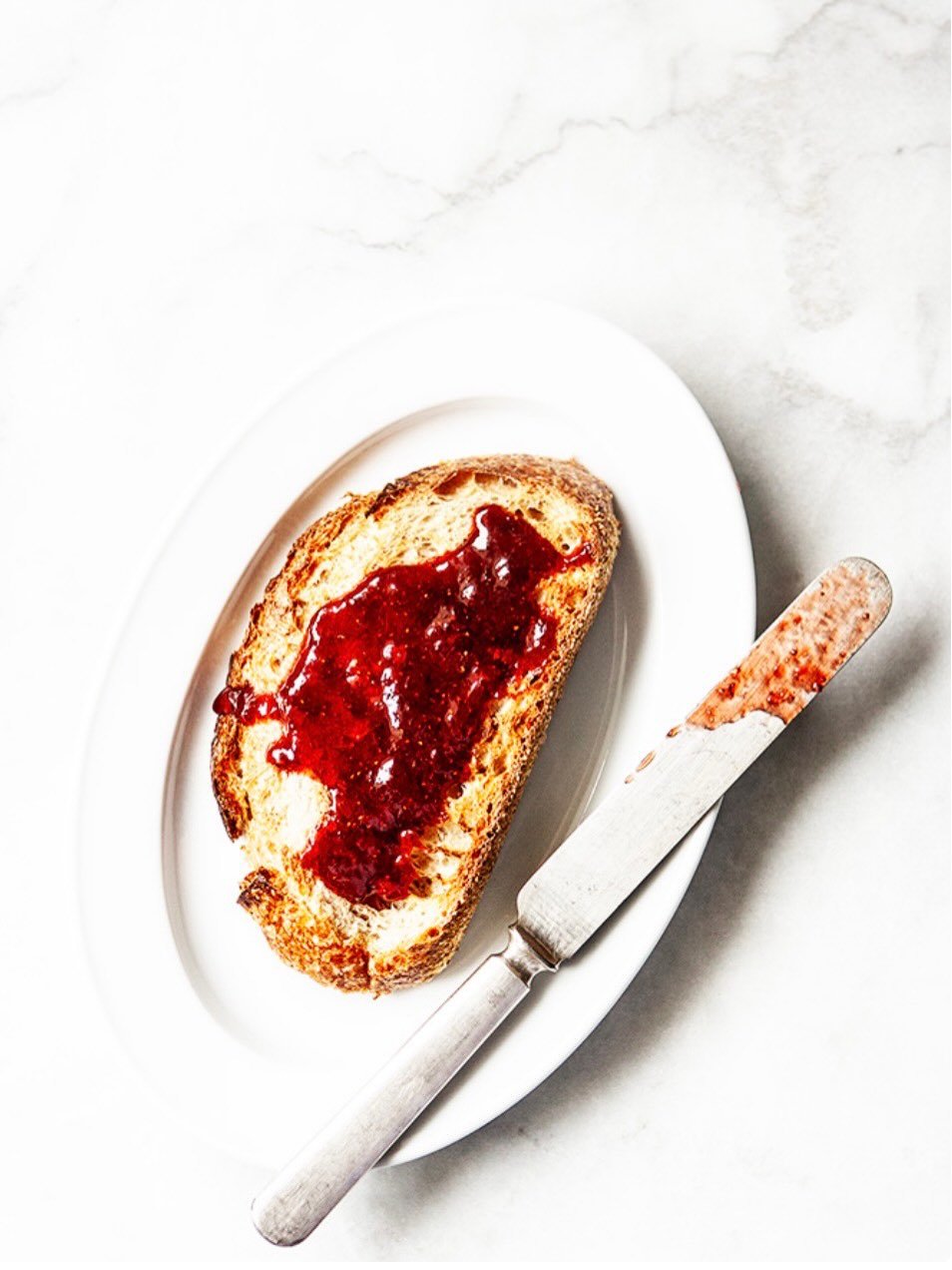 BEAUTIFUL FOOD BY DESIGN | Consider this simple, classic everyday beauty, French Strawberry Preserves &ndash; just a few ingredients with loads of fresh flavor.
Always a comfort toast &amp; jam and a cup of tea, savor French Strawberry Preserves No. 