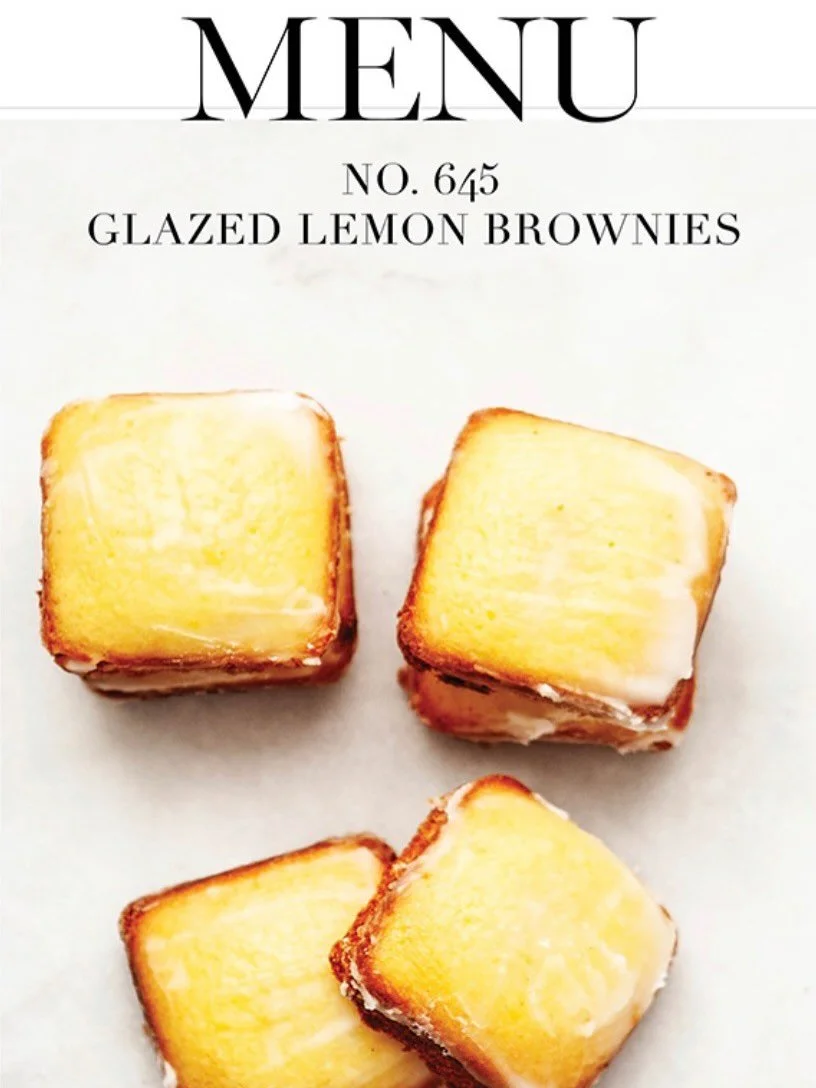 BEAUTIFUL FOOD BY DESIGN | NEW. Glazed Lemon Brownies | Brownies get some lemon love in the newest recipe in the Collection Membership No. 645 Lemon Glazed Brownies.

TAP BIO FOR LINK
https://bijouxs.com/glazed-lemon-brownies/
.
.
#lemonbrownies #bak