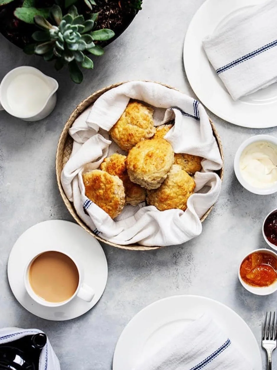 BEAUTIFUL FOOD BY DESIGN | Tea for Today Scones are current, light as a feather and served up in proper modern style. Anytime really is tea time, beautiful food from Bijouxs by Design.
https://bijouxs.com/tea-for-today-scones/
TAP BIO FOR WEBSITE 
.
