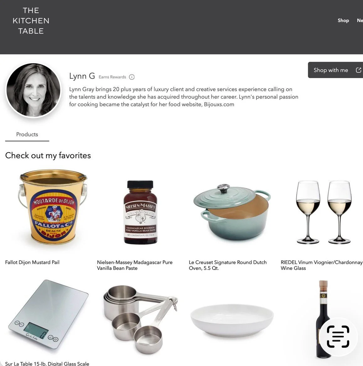 BEAUTIFUL FOOD BY DESIGN |Happy to be chosen part of SUR LA TABLE The Kitchen Table . Merci.  Check out my new storefront. More to come.,,
thekitchentable.surlatable.com/a/lynn g

#surlatable #thekitchentable #foodie #ambassador #cooking