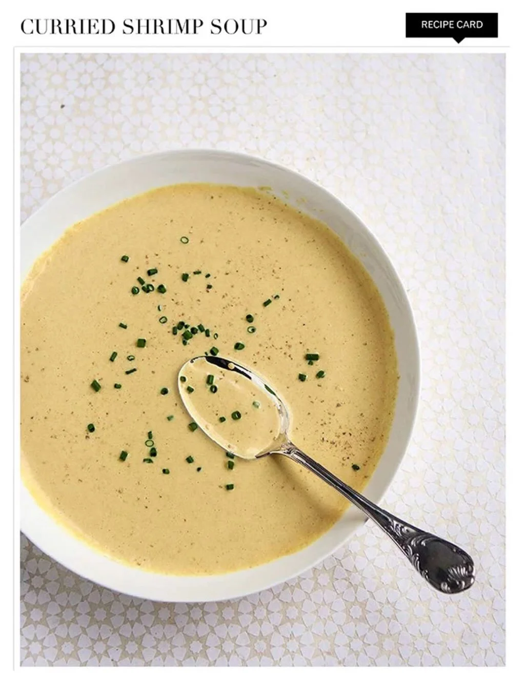 BEAUTIFUL FOOD BY DESIGN | This is one of the easiest soups to make and very tasty too! This classic Curried Shrimp Soup No. 663 from the Membership Collection is one to savor.
.
.
.
#shrimp #soup #curry #simplerecipe #dinner
