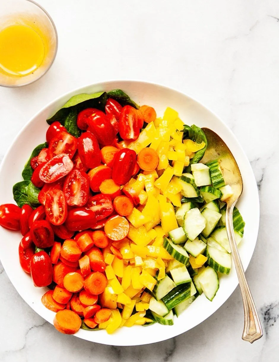 BEAUTIFUL FOOD BY DESIGN | Happy World Vegetable Day. It&rsquo;s time to Eat the Rainbow! This salad serves up all the colors you need to have a Rainbow experience No. 640 in the Collection Membership. 

TAP BIO FOR WEBSITE 
https://bijouxs.com/eat-t