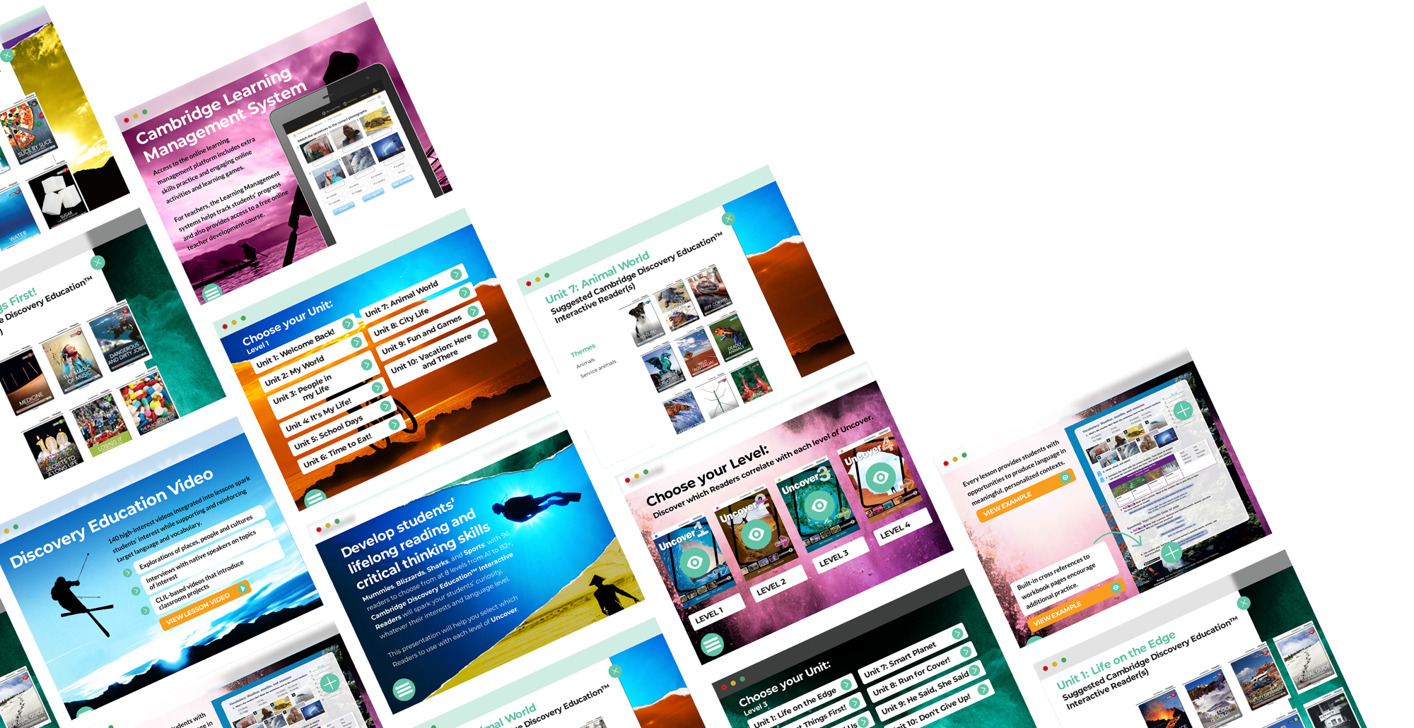 Click here to view an interactive guide that aided instructors on transitioning from Uncover into Discovery’s Interactive Reader’s.