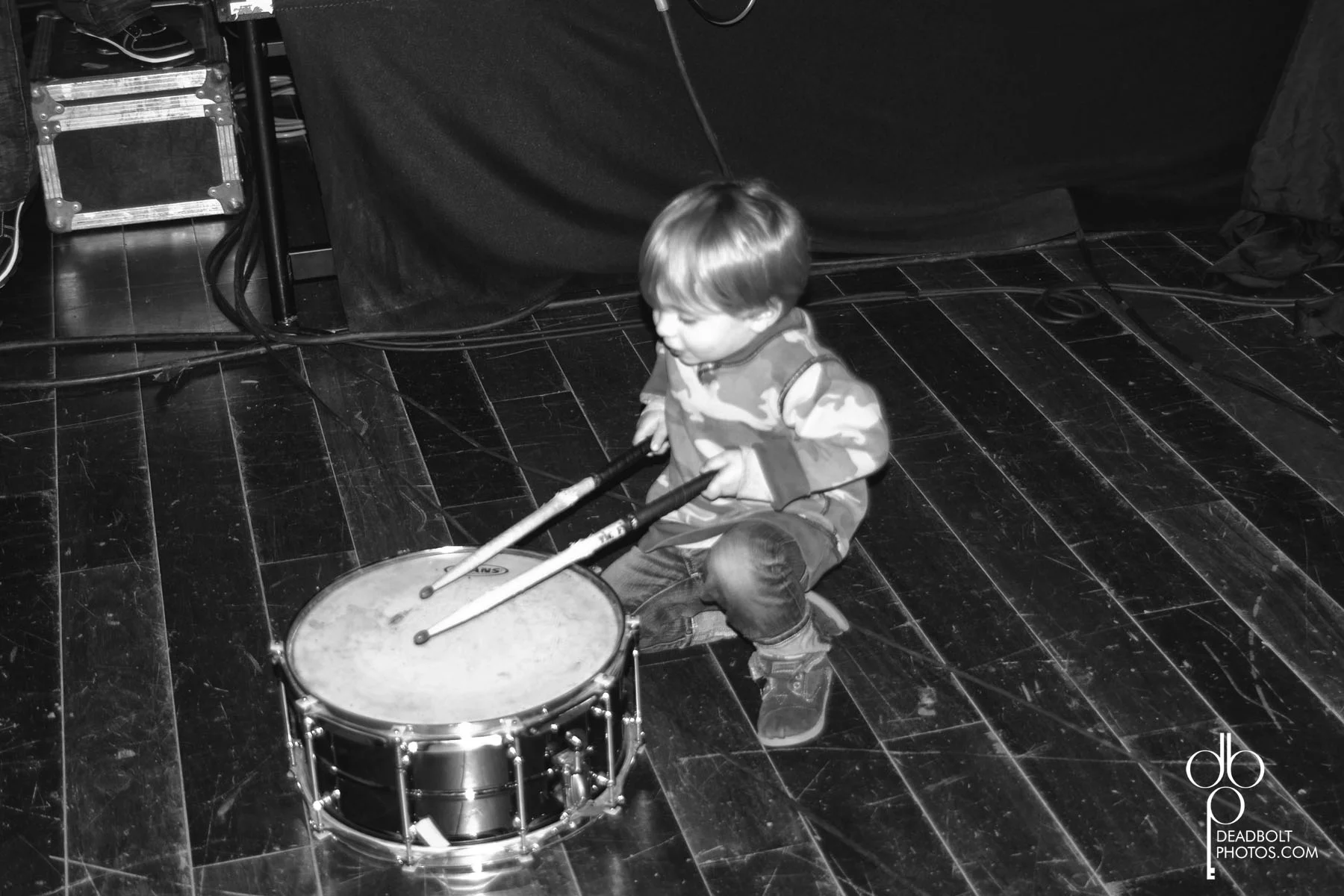 James practicing
