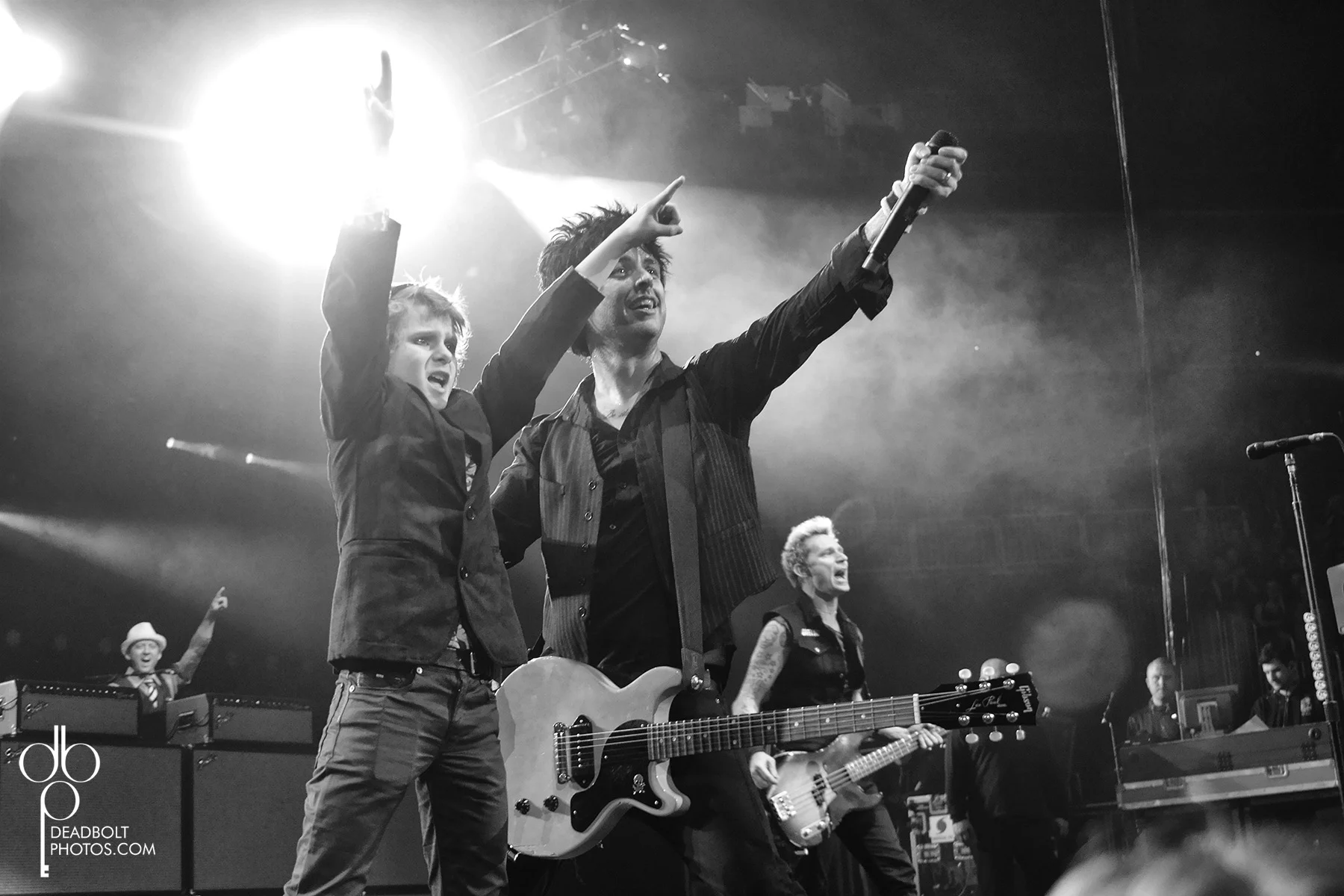 Billie Joe Armstrong and a young fan