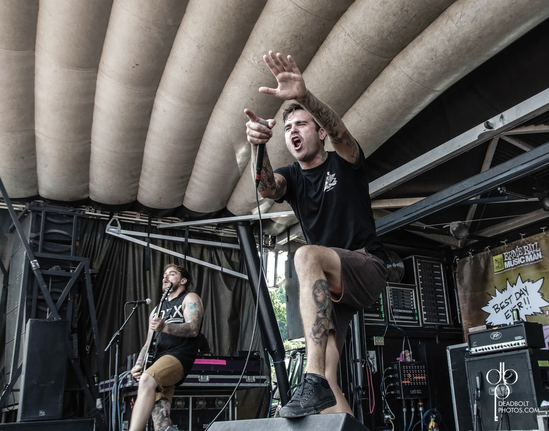 The Amity Affliction at Vans Warped Tour's stop at PNC Bank Arts Center