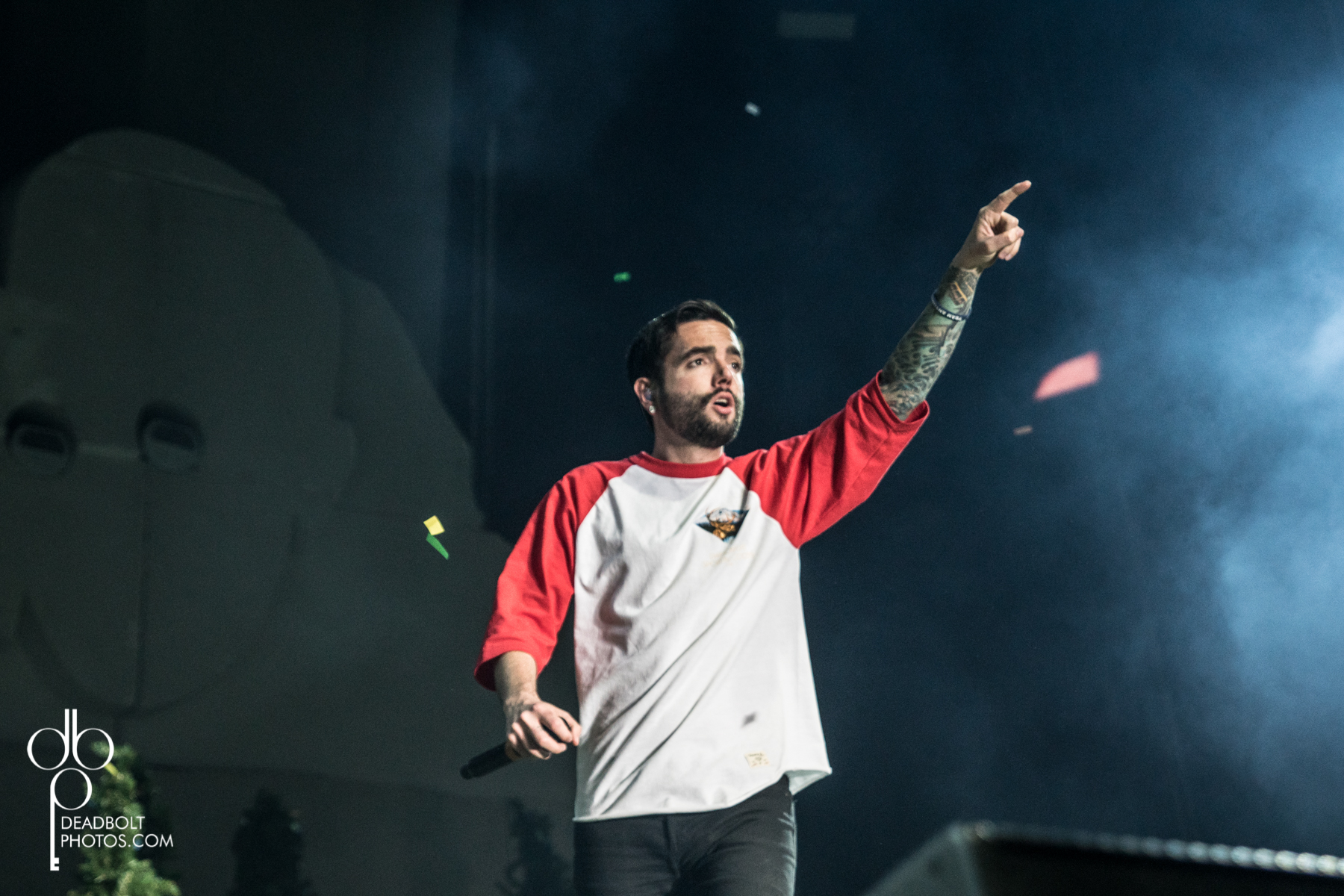 Jeremy McKinnon, with A Day To Remember headlined the second annual Self Help Festival in Philly. 