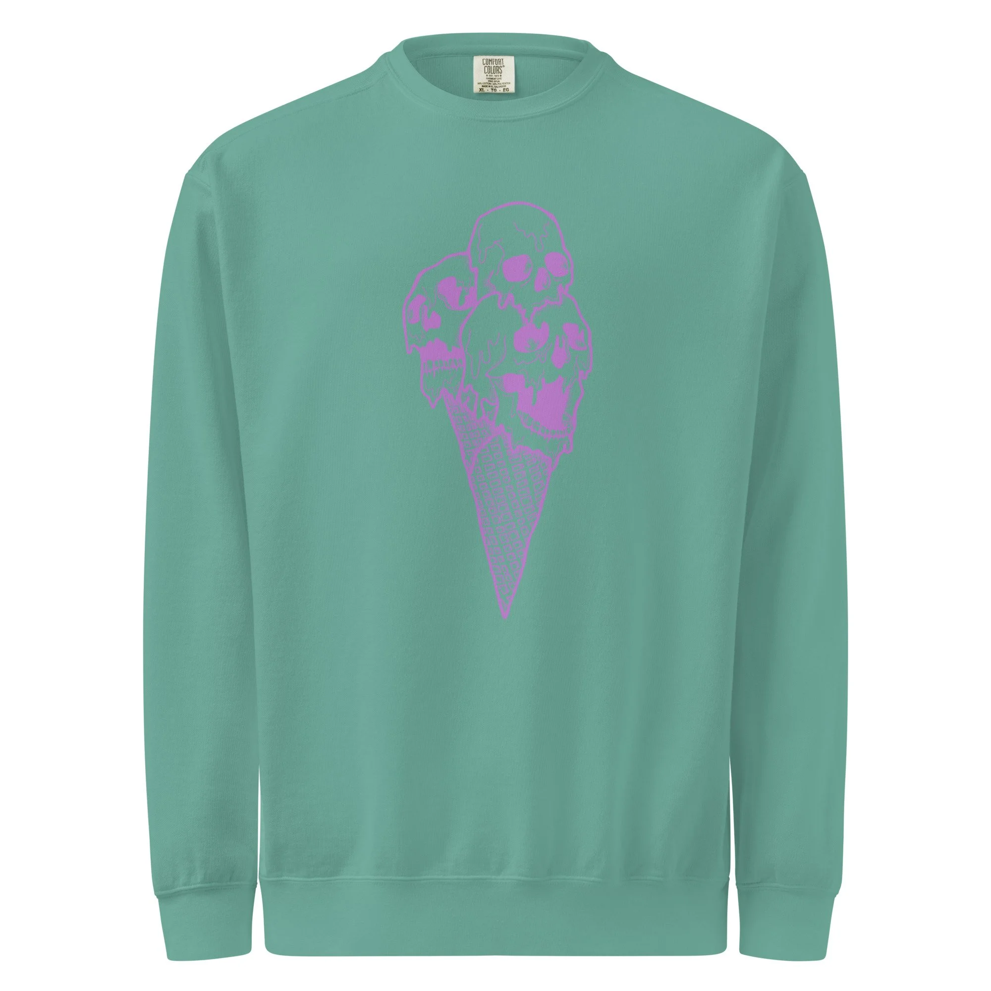 unisex-garment-dyed-sweatshirt-seafoam-front-693c6d95623a9.jpg