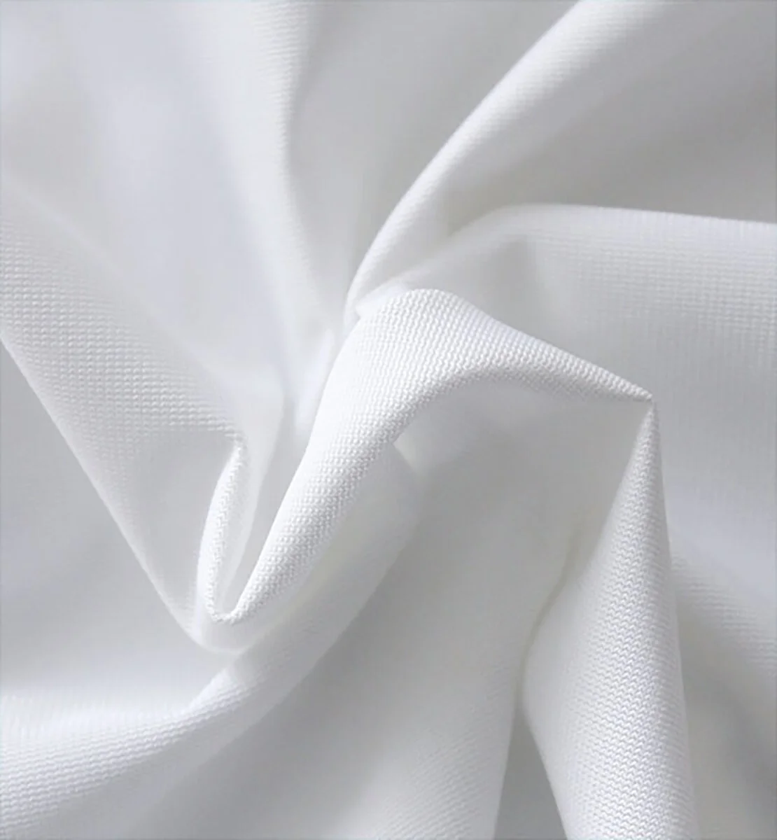 FOR SALE: White Solid Drape Panel, 30' x 5’