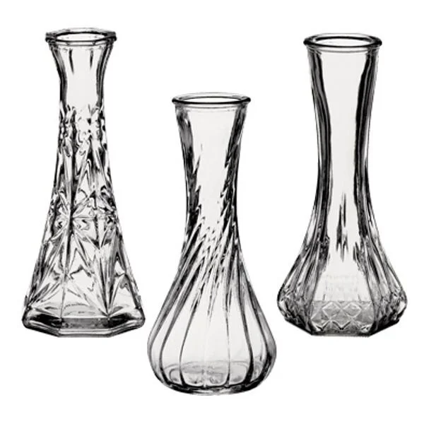 Clear Bud Vase Assorted 6in.jpg