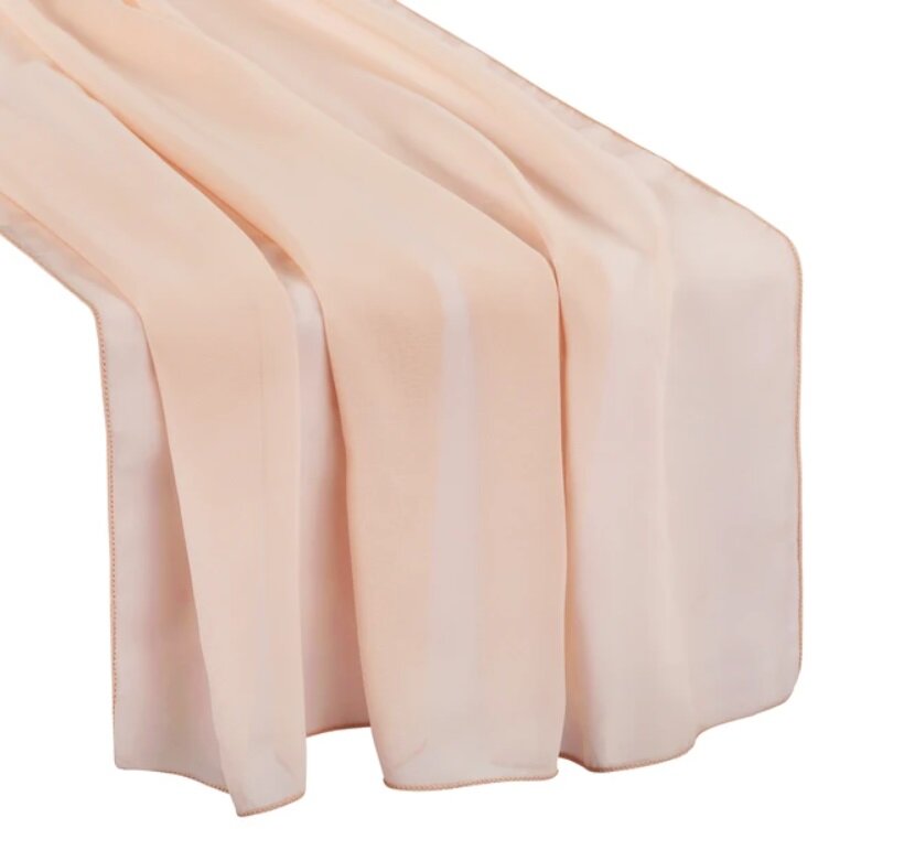 Blush Sheer Table Runner