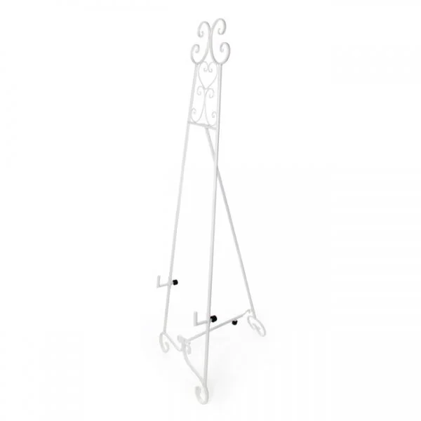 White Ornate Easel