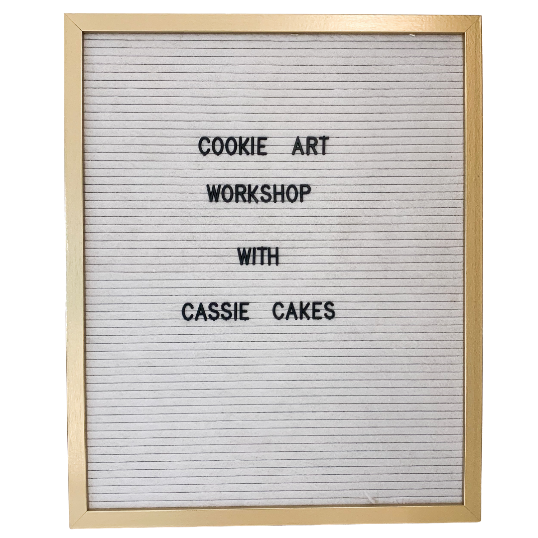 Felt Letterboard Sign, Gold &amp; Light Grey, 16" x 20"