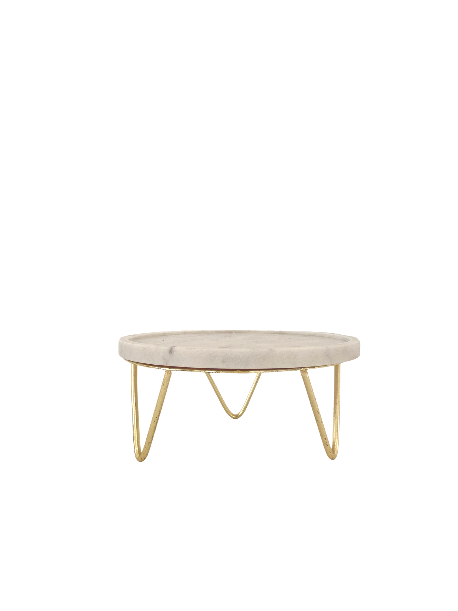 Gold Marble Cake Stand