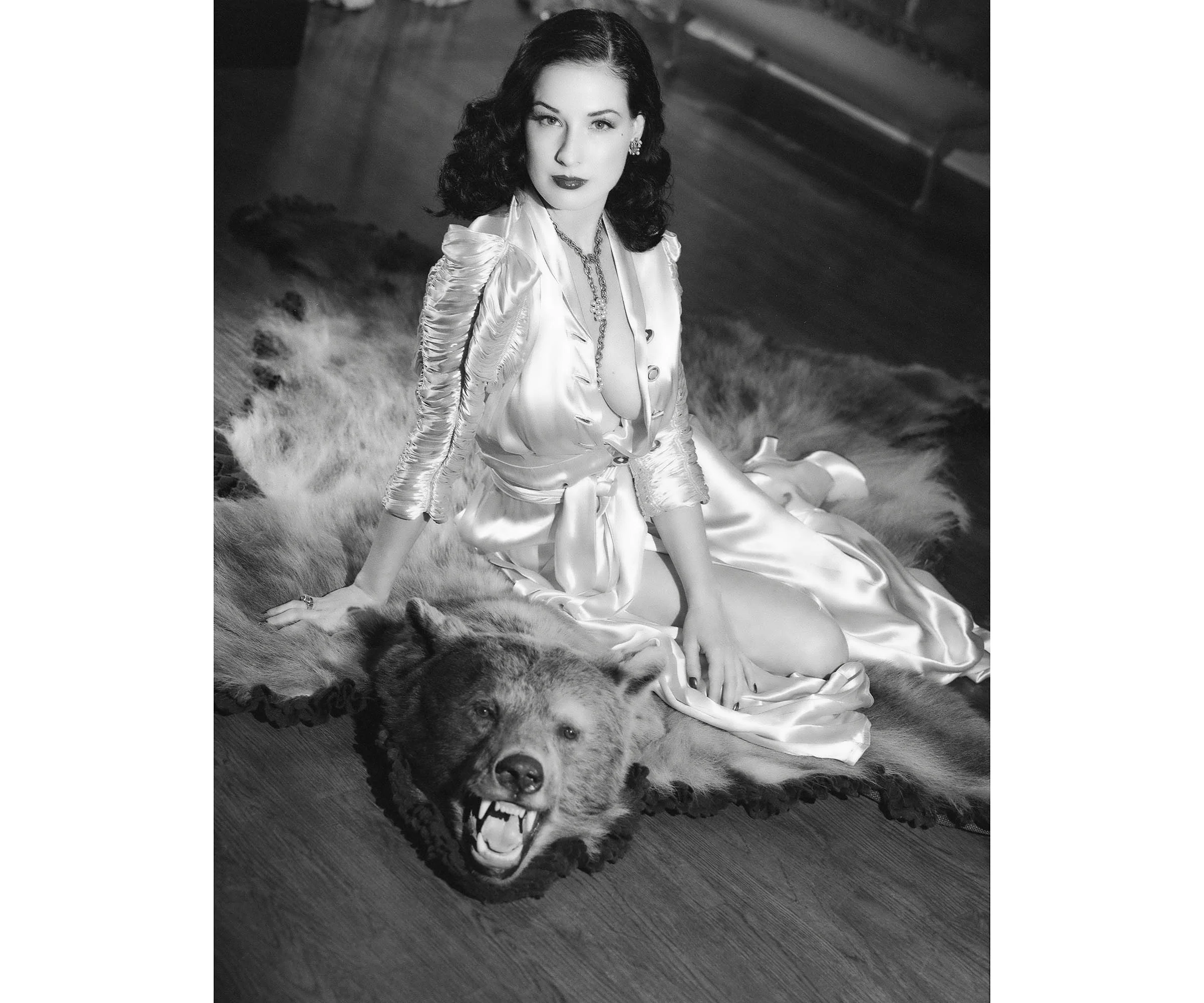 Dita Von Teese Bear Rug