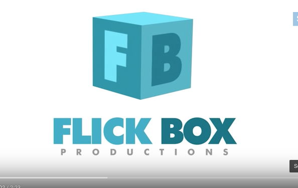 The L and the I are so close, I did not think this said Flick the first time I opened it... Flick Box is a Kids Songs and Rhymes channel - besides the instant view of a major potty word, this logo doesn't really scream kid friendly - wheres the color? and the hand written words? The audience (kids) probably were not considered for this design.