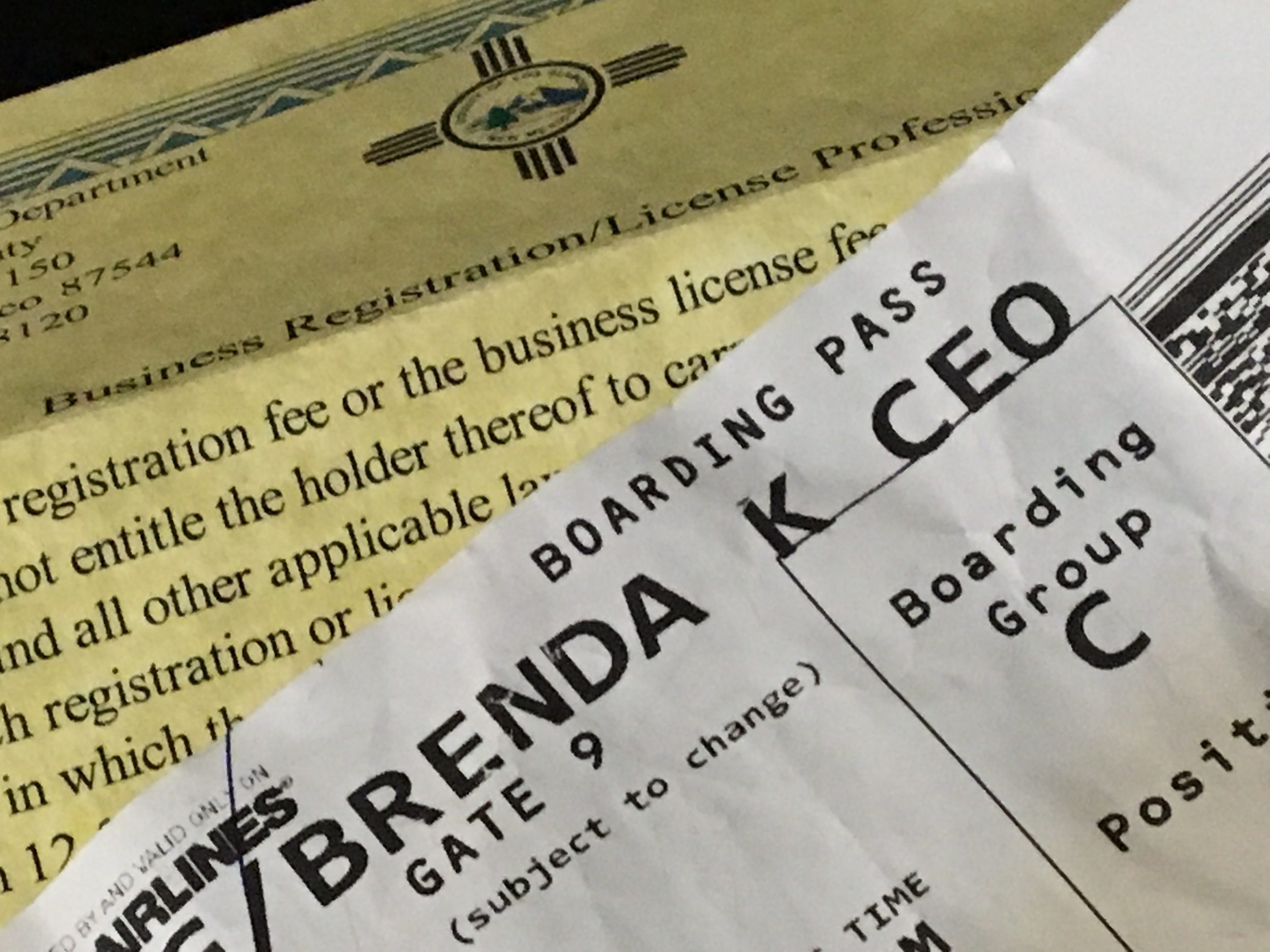 Okay, CEO is a stretch. But I am my own boss. :)