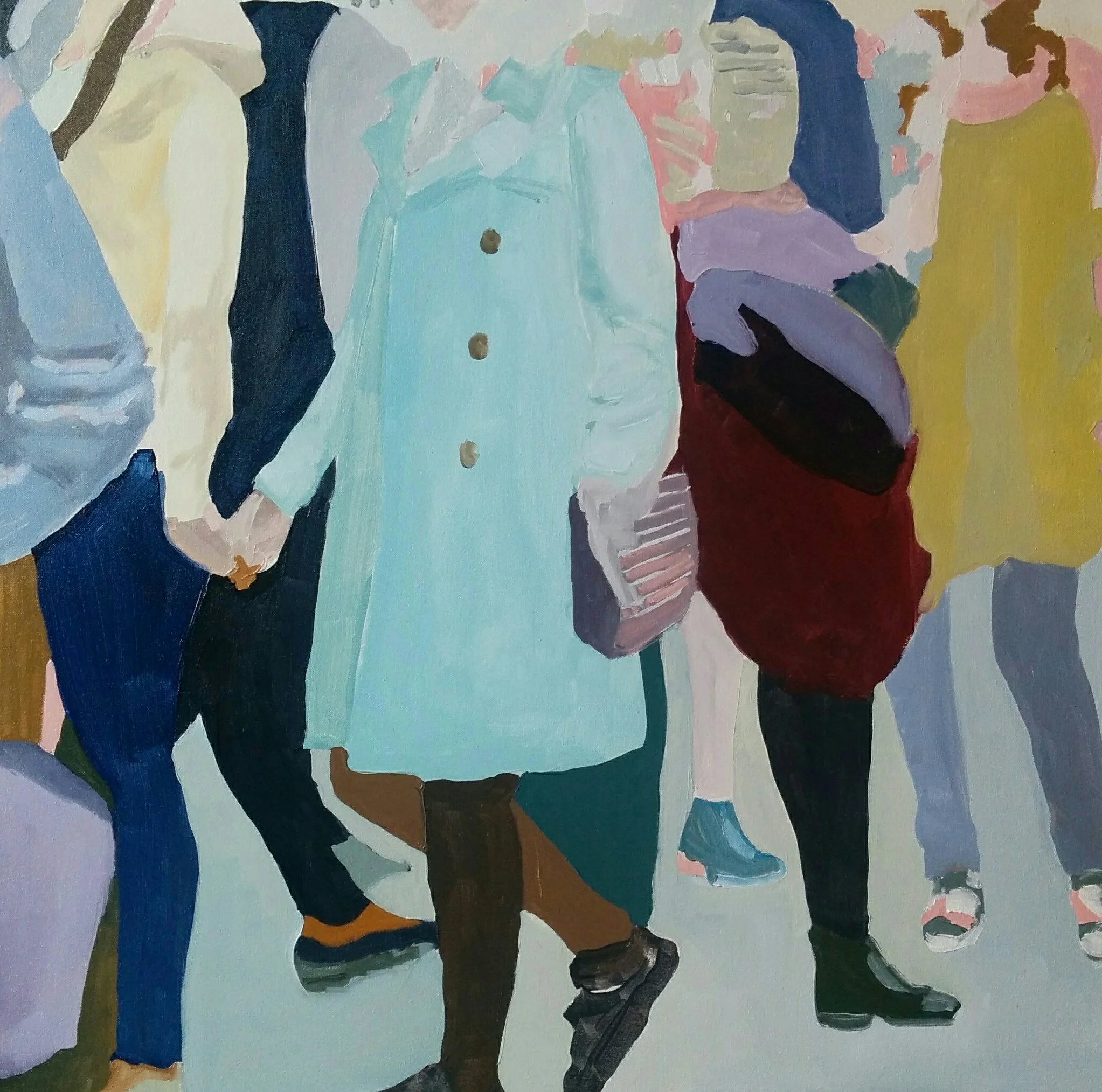 Wellington Street Study #3, 2016, 30X30” oil on canvas