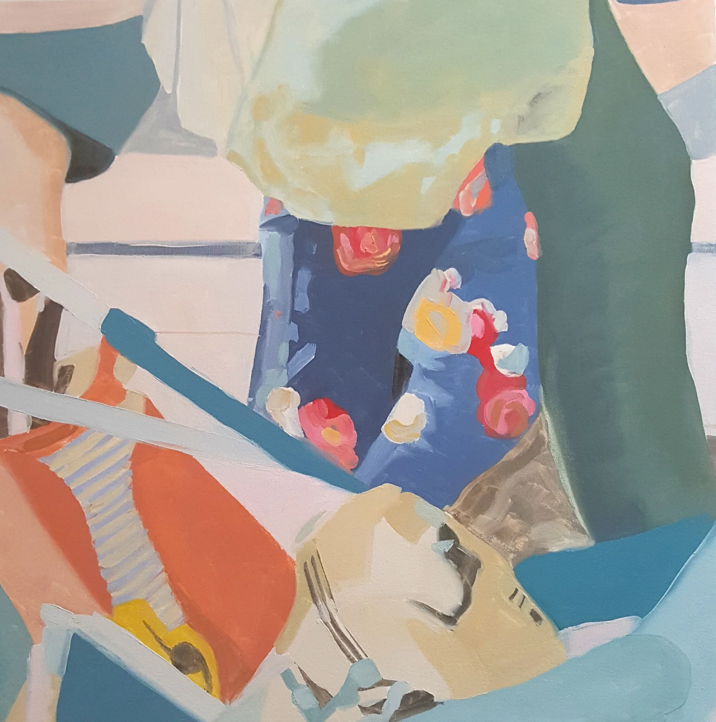 canadians, 2018, 24x24” oil on canvas