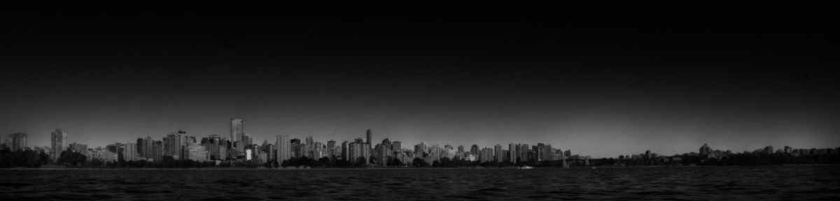 2009-09-12 at 17-43-41 black & white, city, harbour, landscape, ocean, seascape, skyline, vancouver.jpg