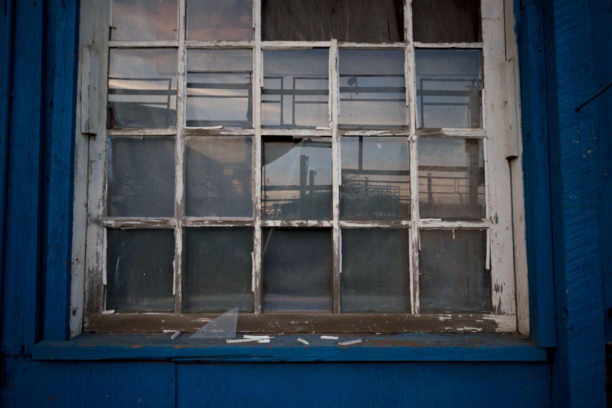 The window as it looked before I converted it to black and white.