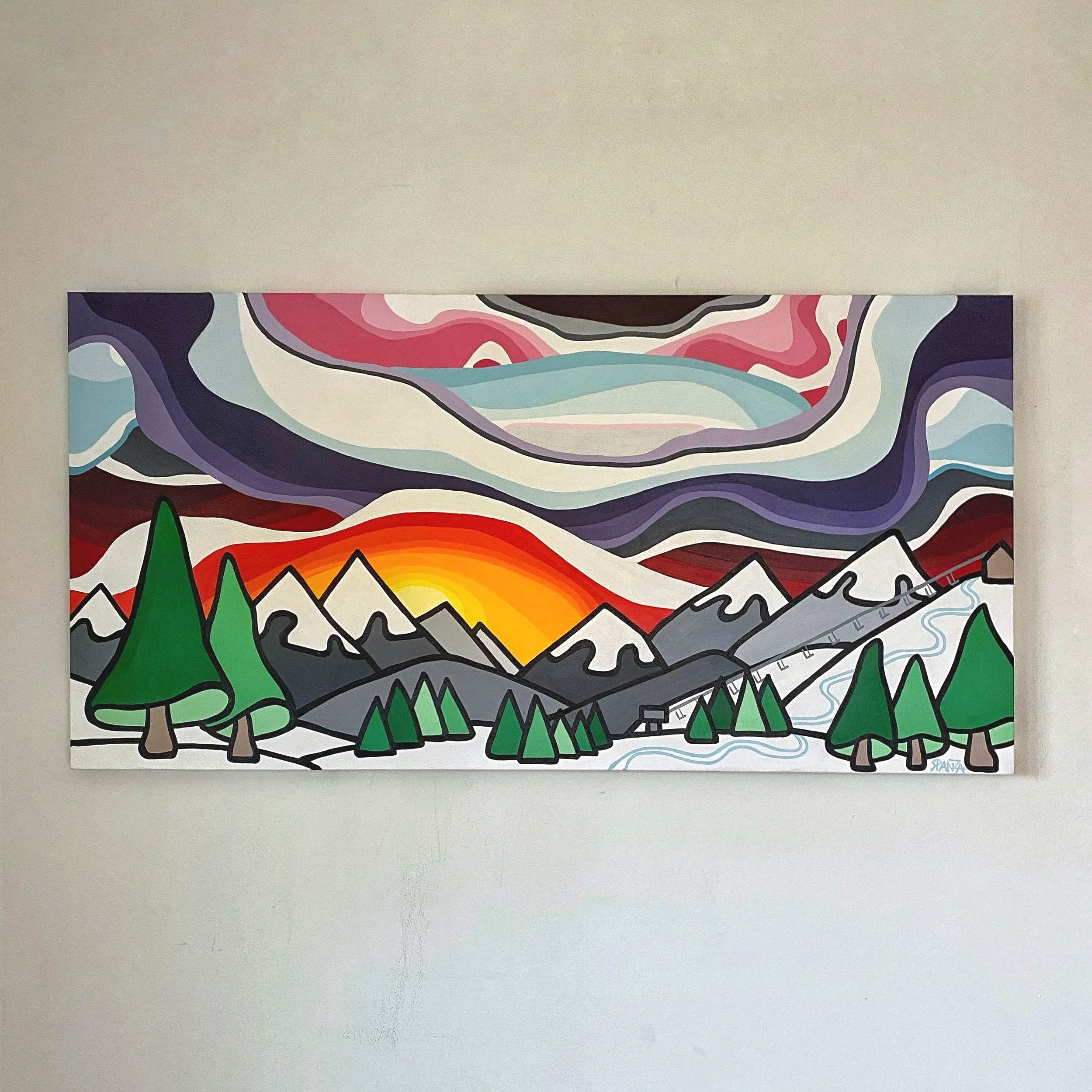 Cruise the Blues 24" x 48"