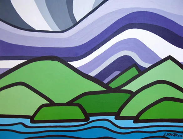 Title: June, 2012 Size: 18" x 24" Acrylic on Canvas SOLD
