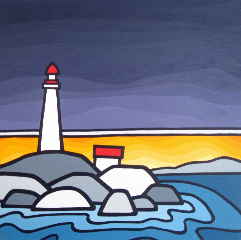 Title: Lighthouse Park, 2012 SIze: 24" x 24" acrylic on canvas SOLD