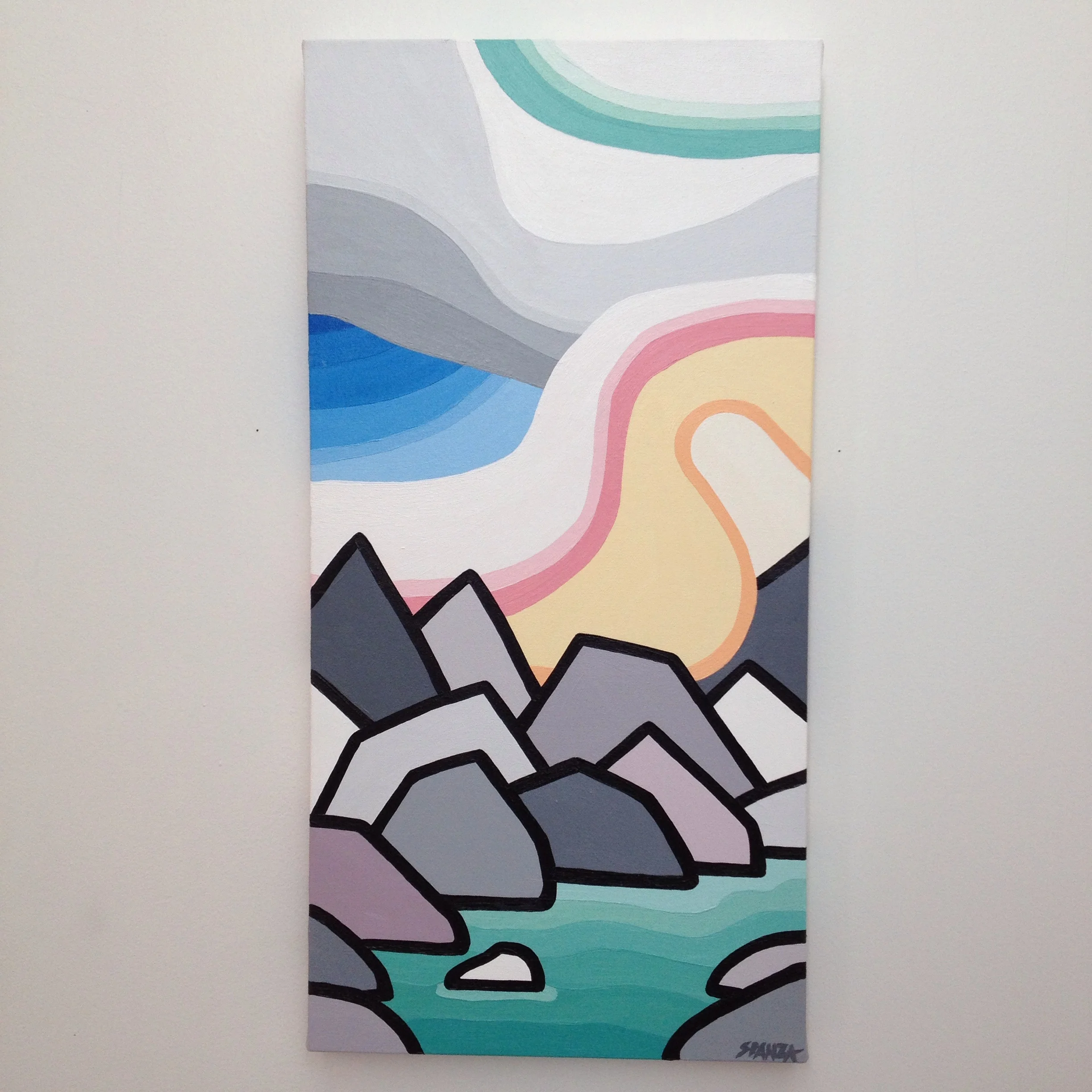 'The Rockies' 24"x12" SOLD