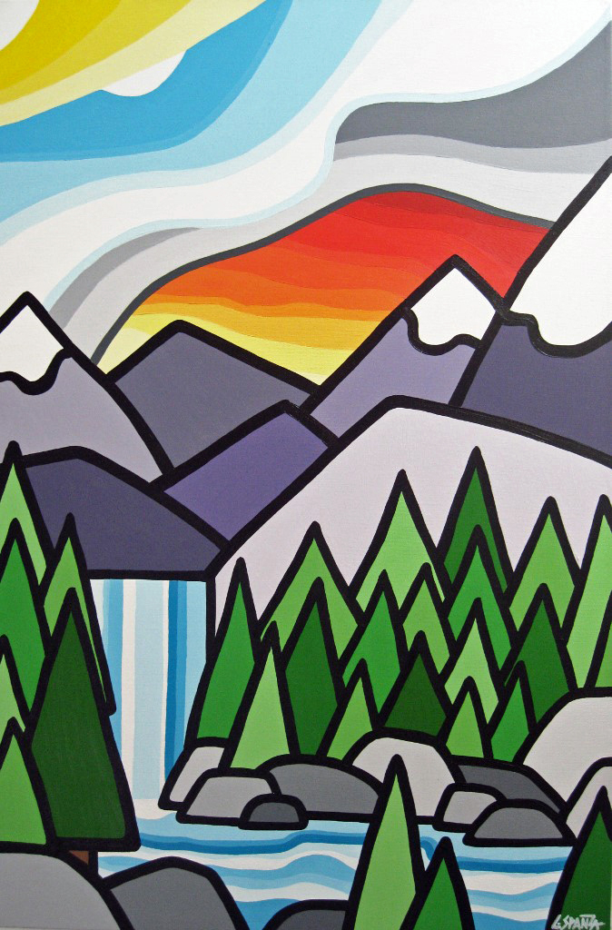 Title: Made It Size: 36" x 24" acrylic on canvas SOLD
