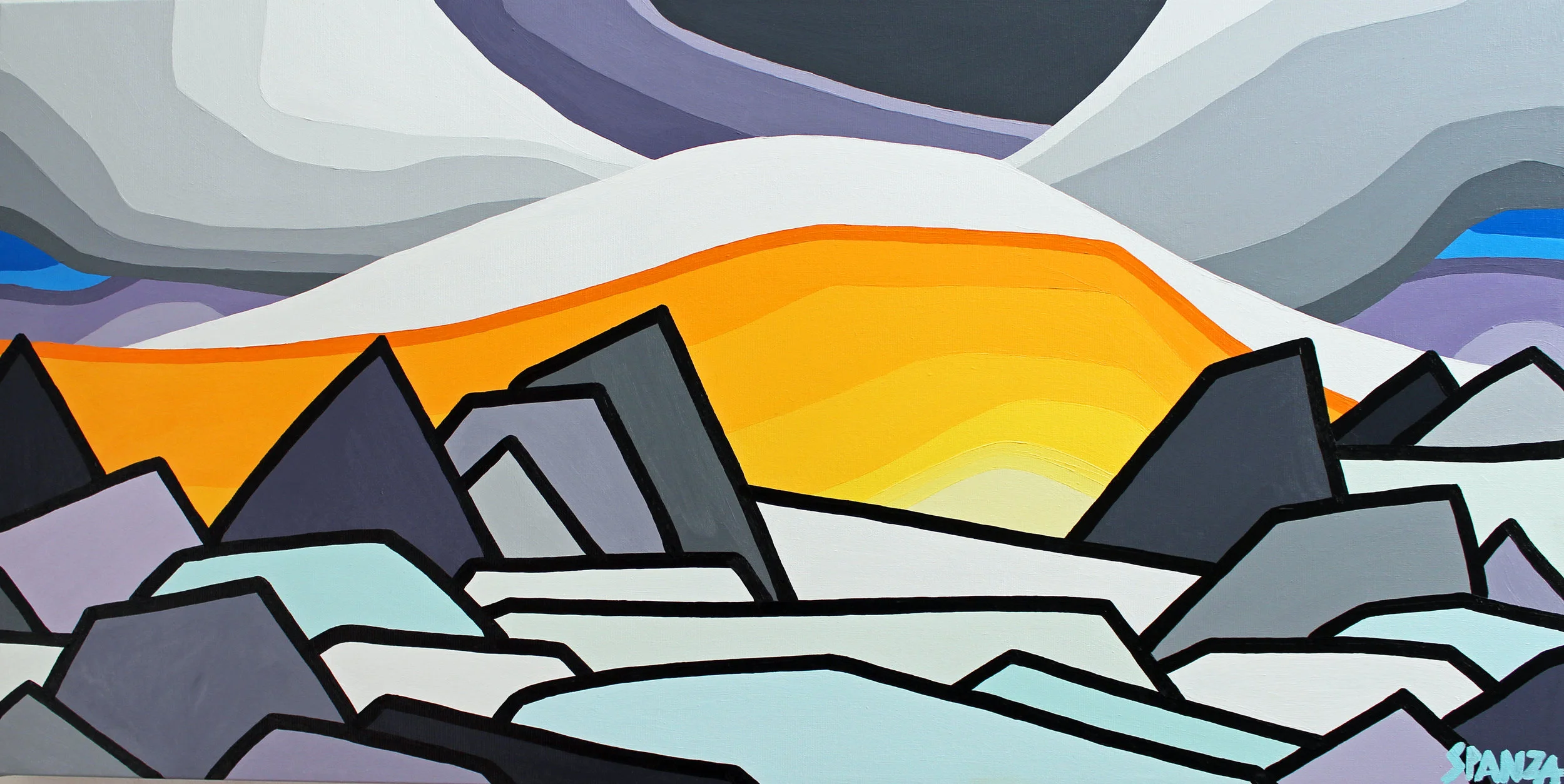 The Glacier 18" x 36"