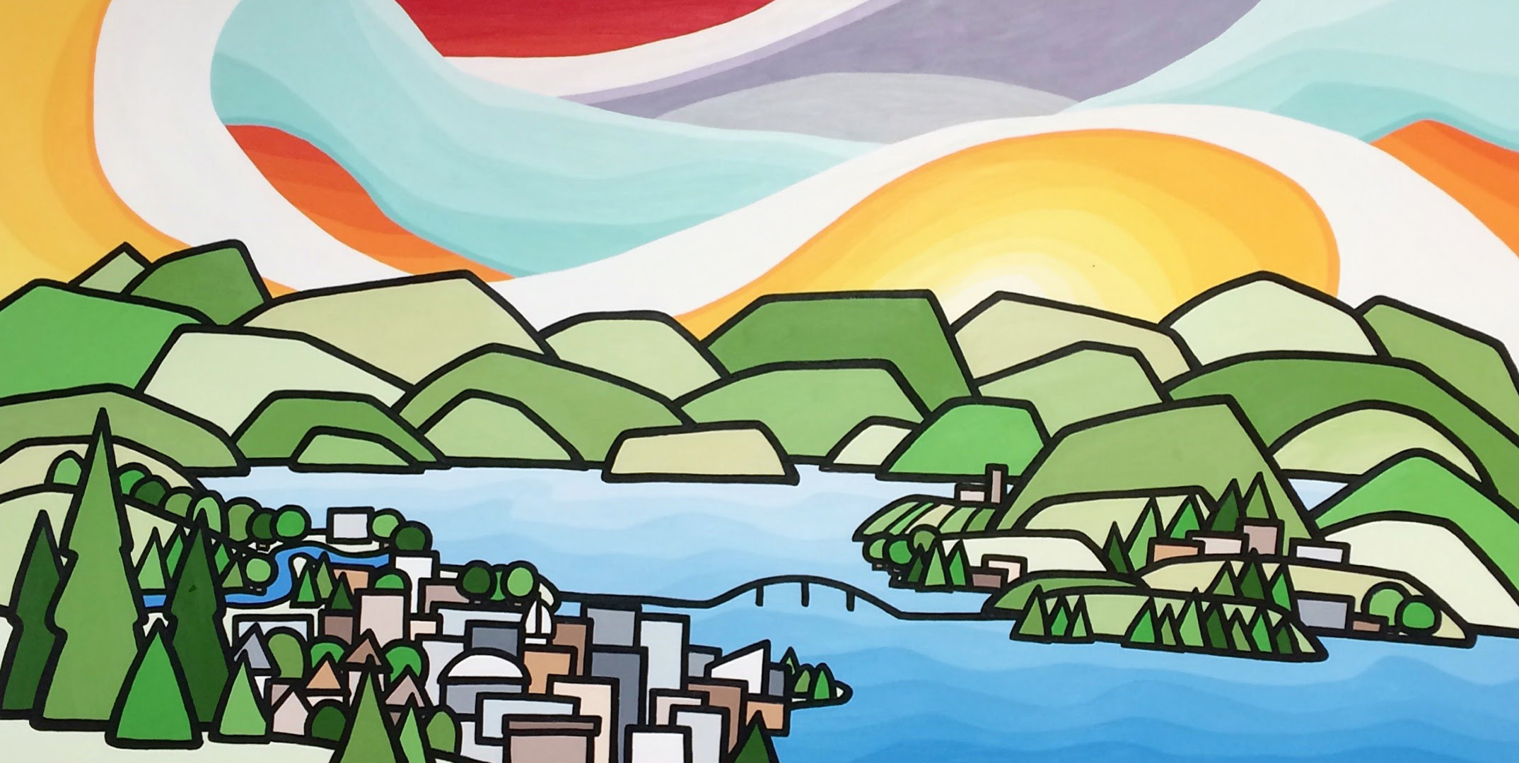 The View 30" x 60" Commission