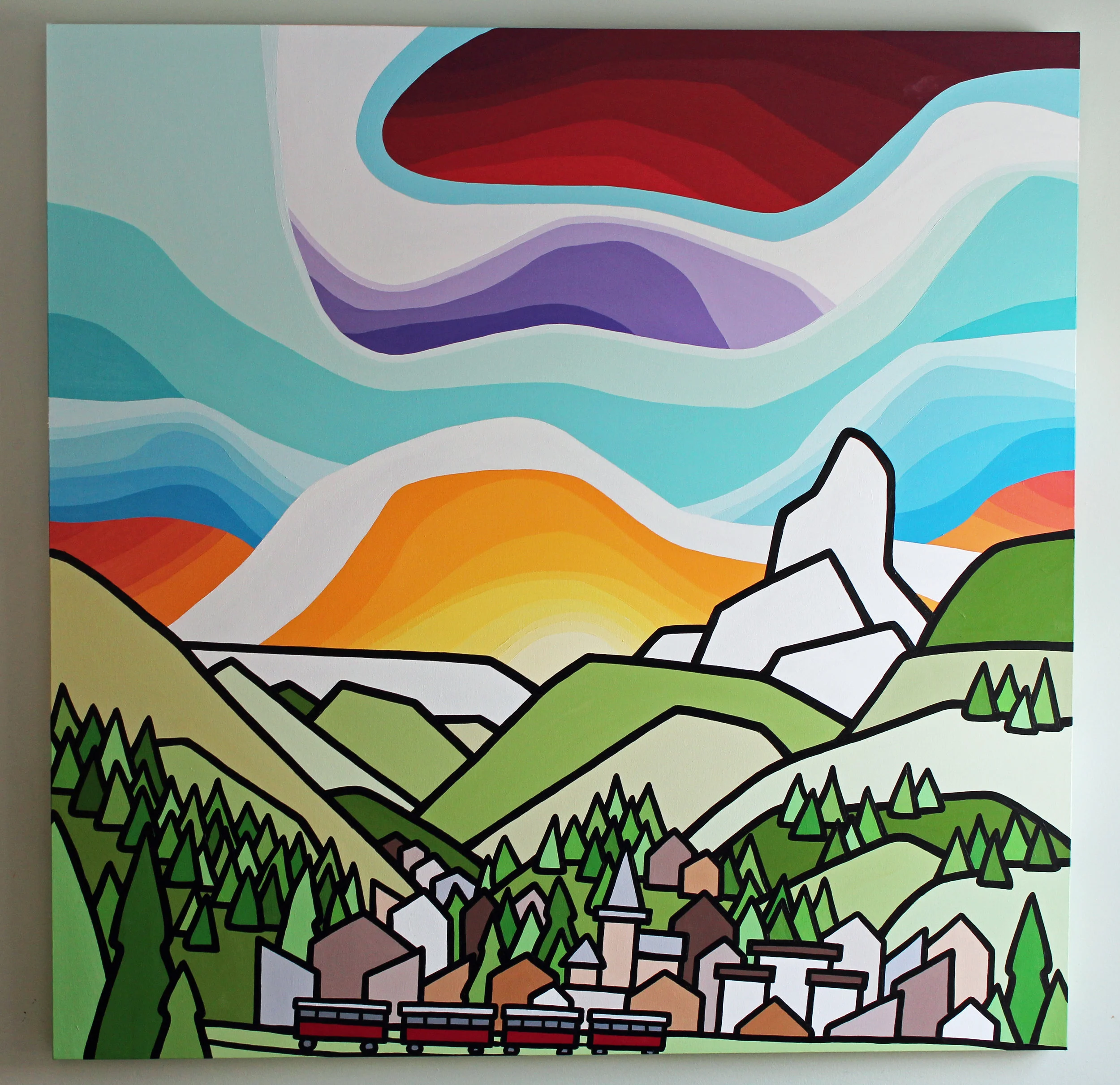 Matterhorn 48" x 48" Commission