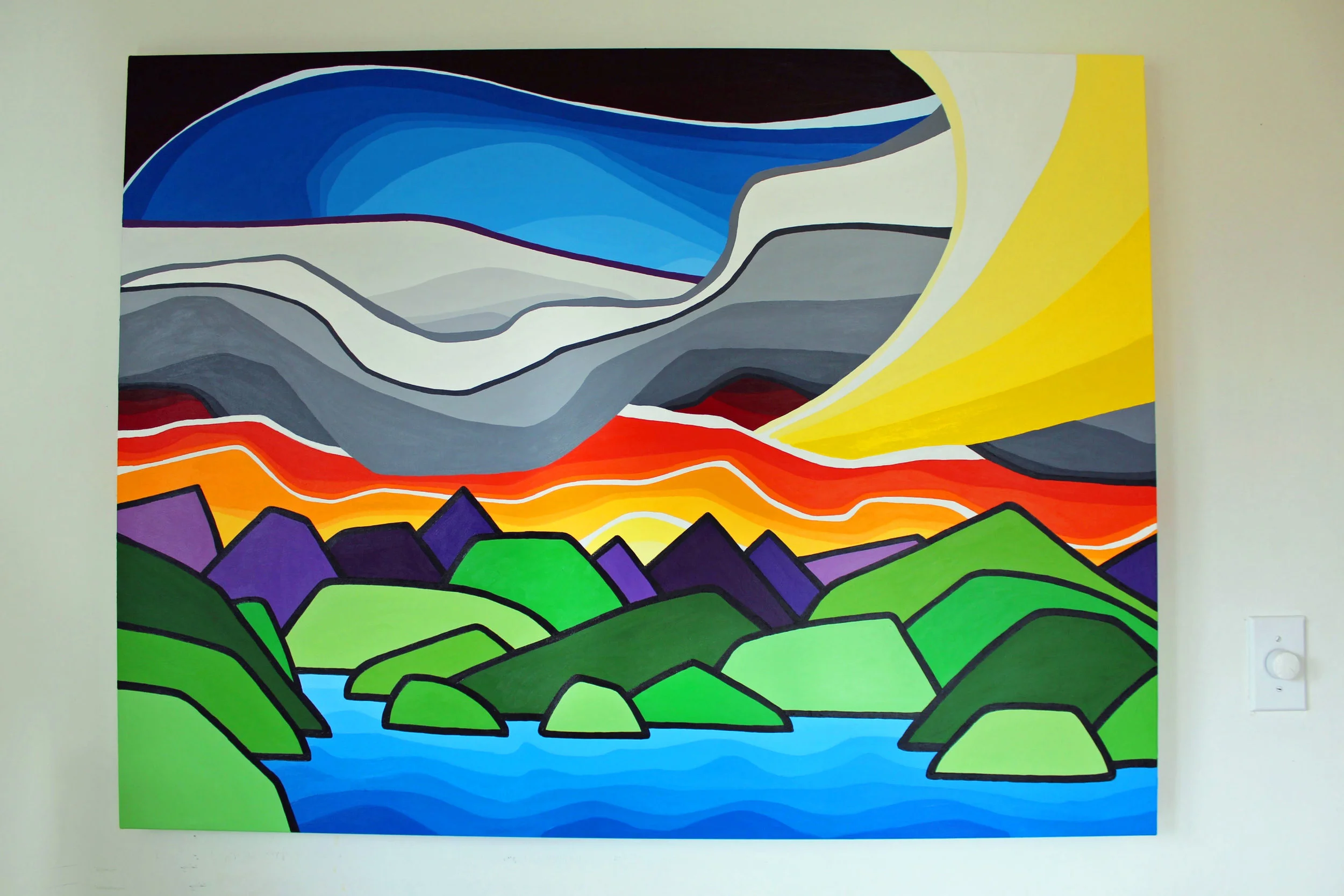 Title: Afternoons on the Coast 36” x 48”