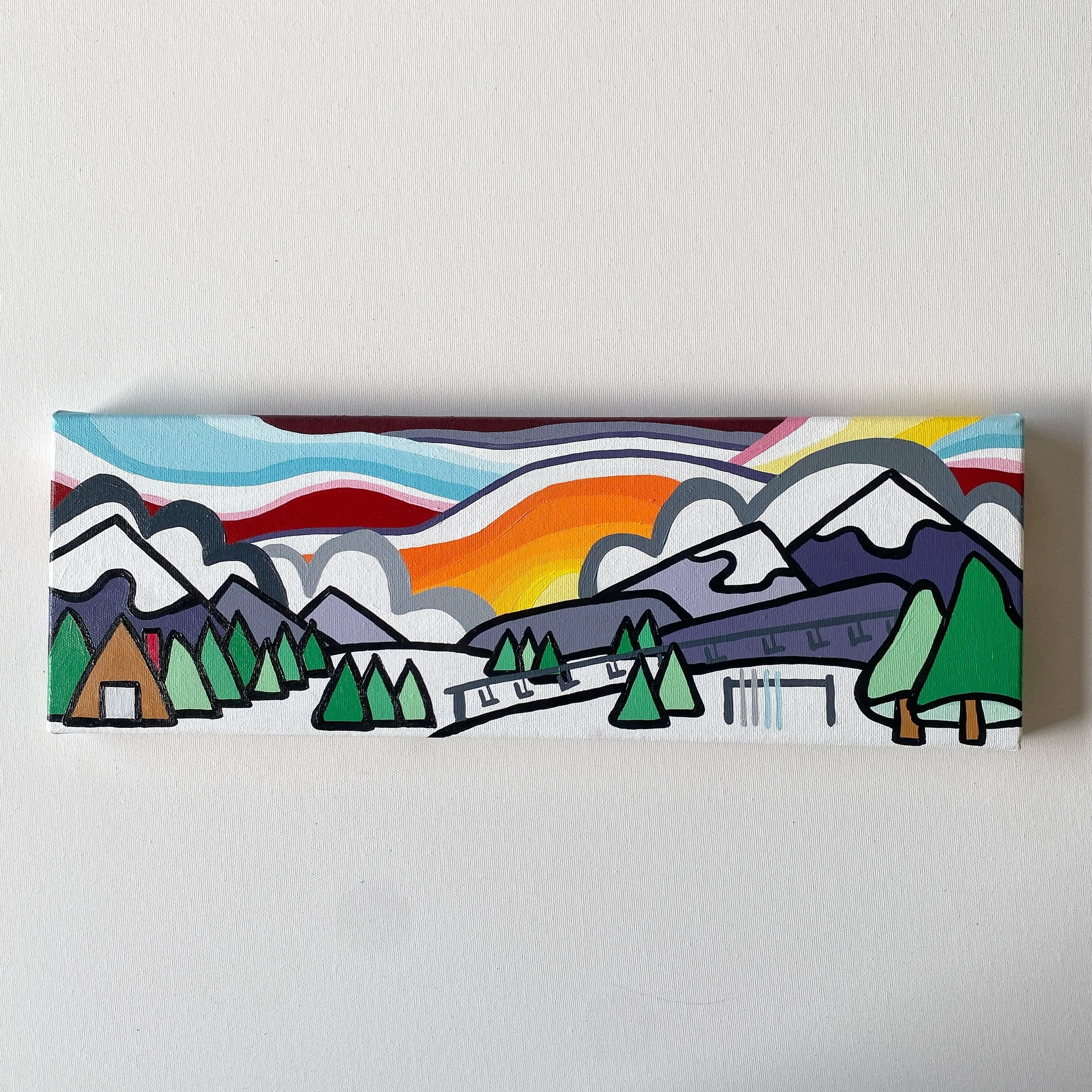 Pretty Good Day  6" x 18"