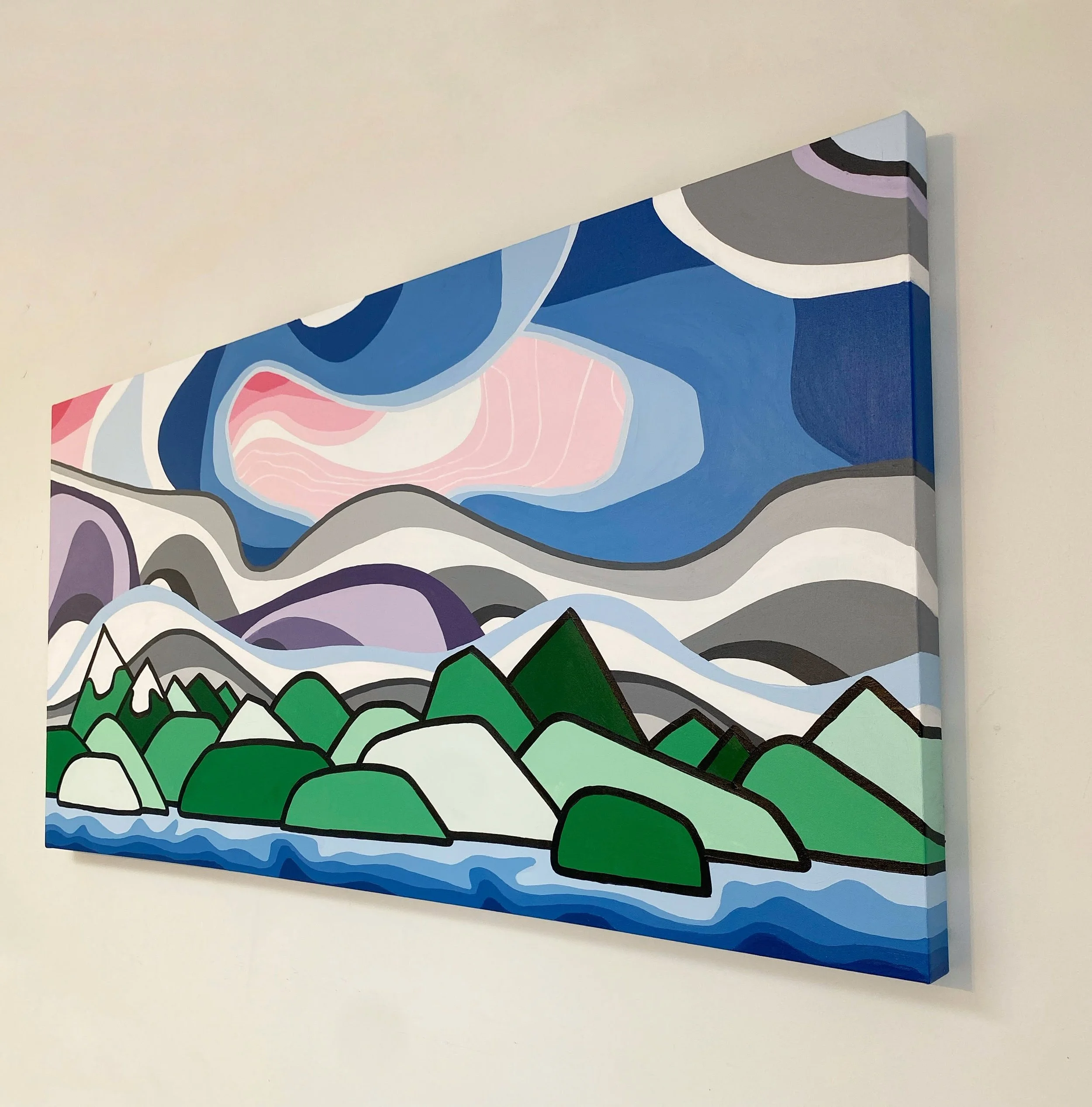 Along the Water 24" x 48"