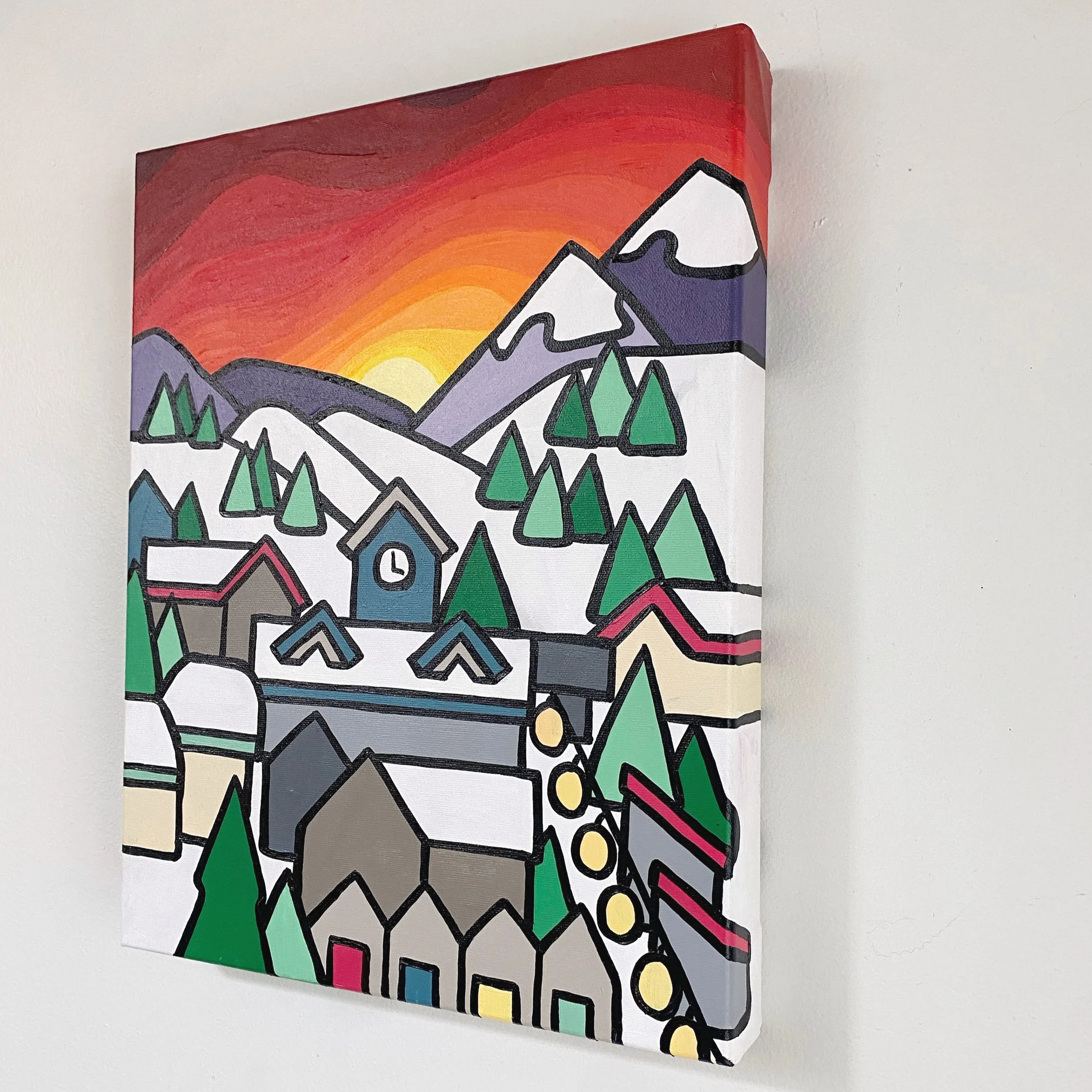 Apres Ski  16" x 12"