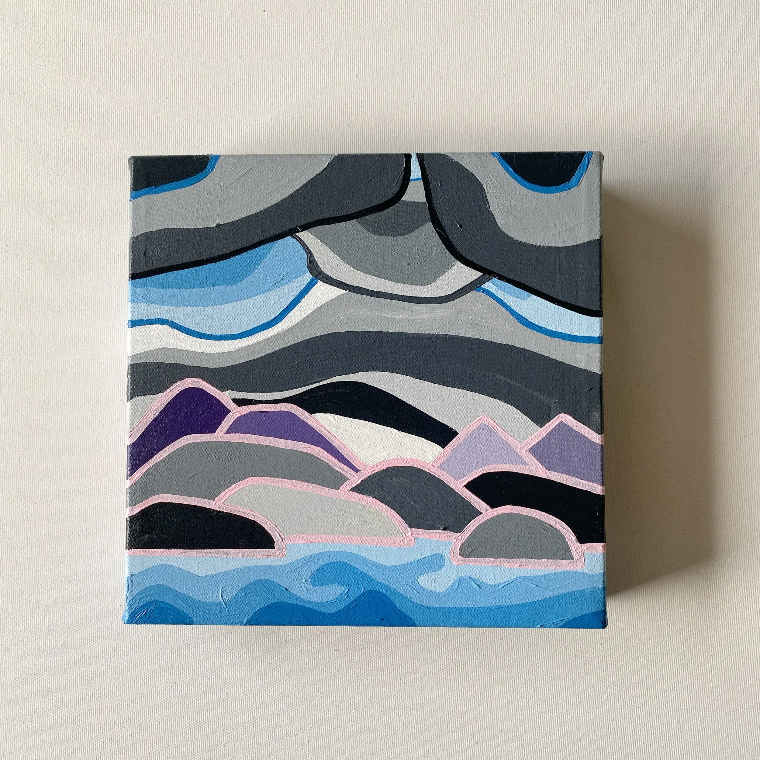 It's a Little Stormy 8" x 8"