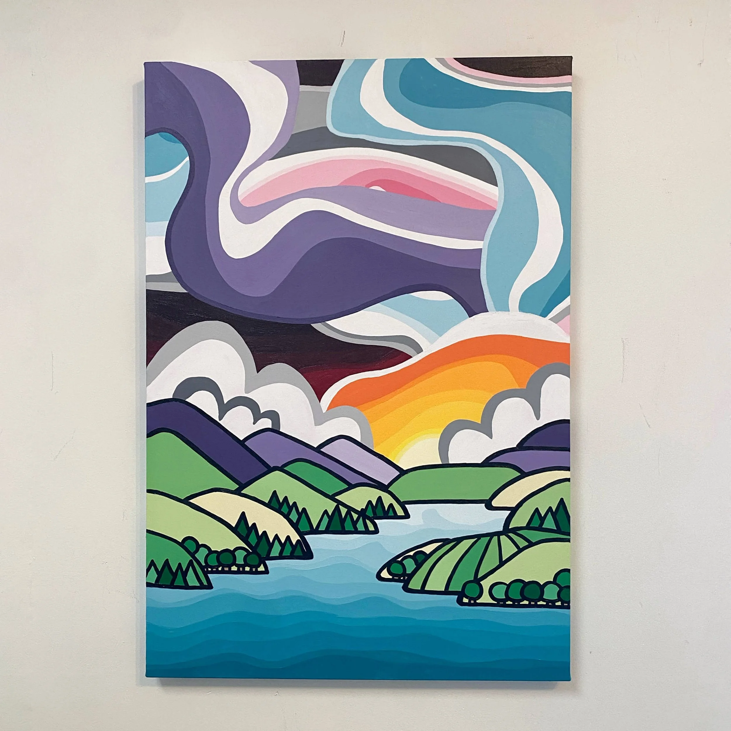 Summer Days 36" x 24"